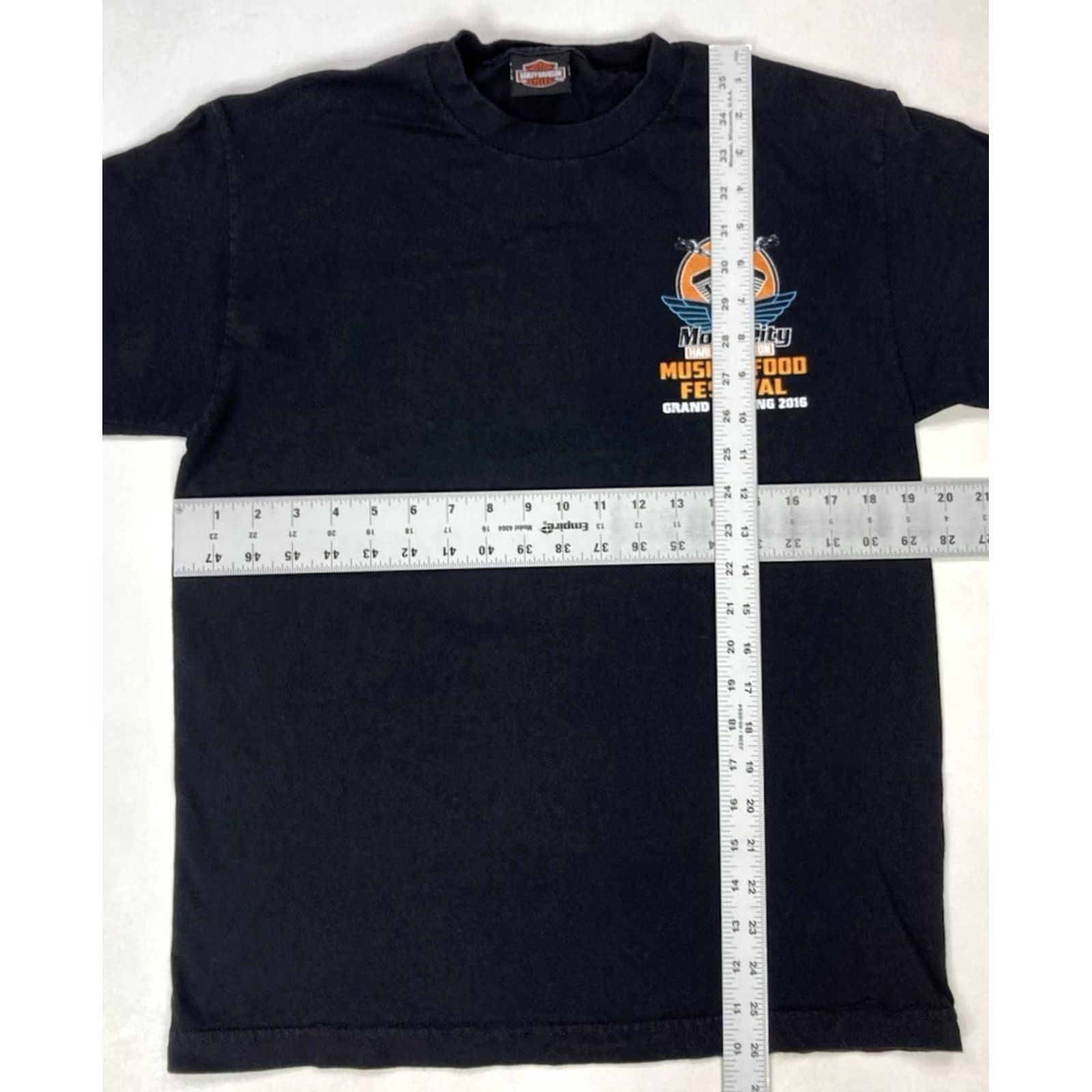 Harley Davidson Harley-Davidson T-Shirt Men Medium Black Logo City Motorcycle Graphic Print Crew Neck Short Sleeve Size US M / EU 48-50 / 2 - 6 Thumbnail