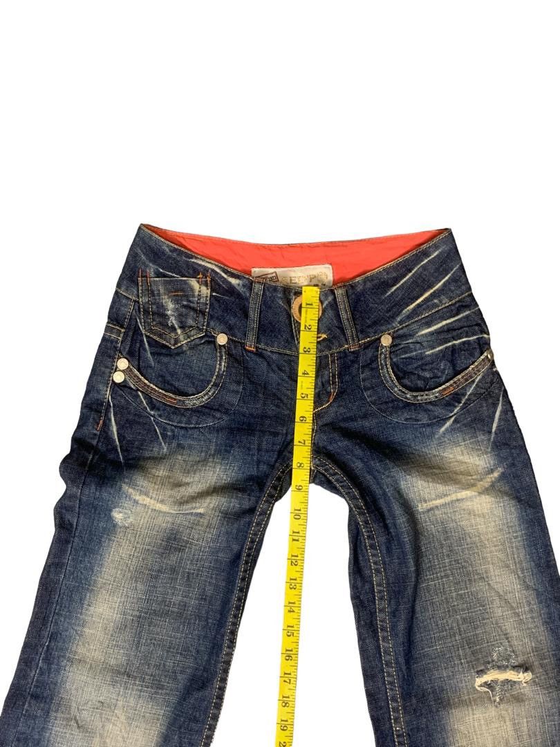 Red Pepper Distressed Denim