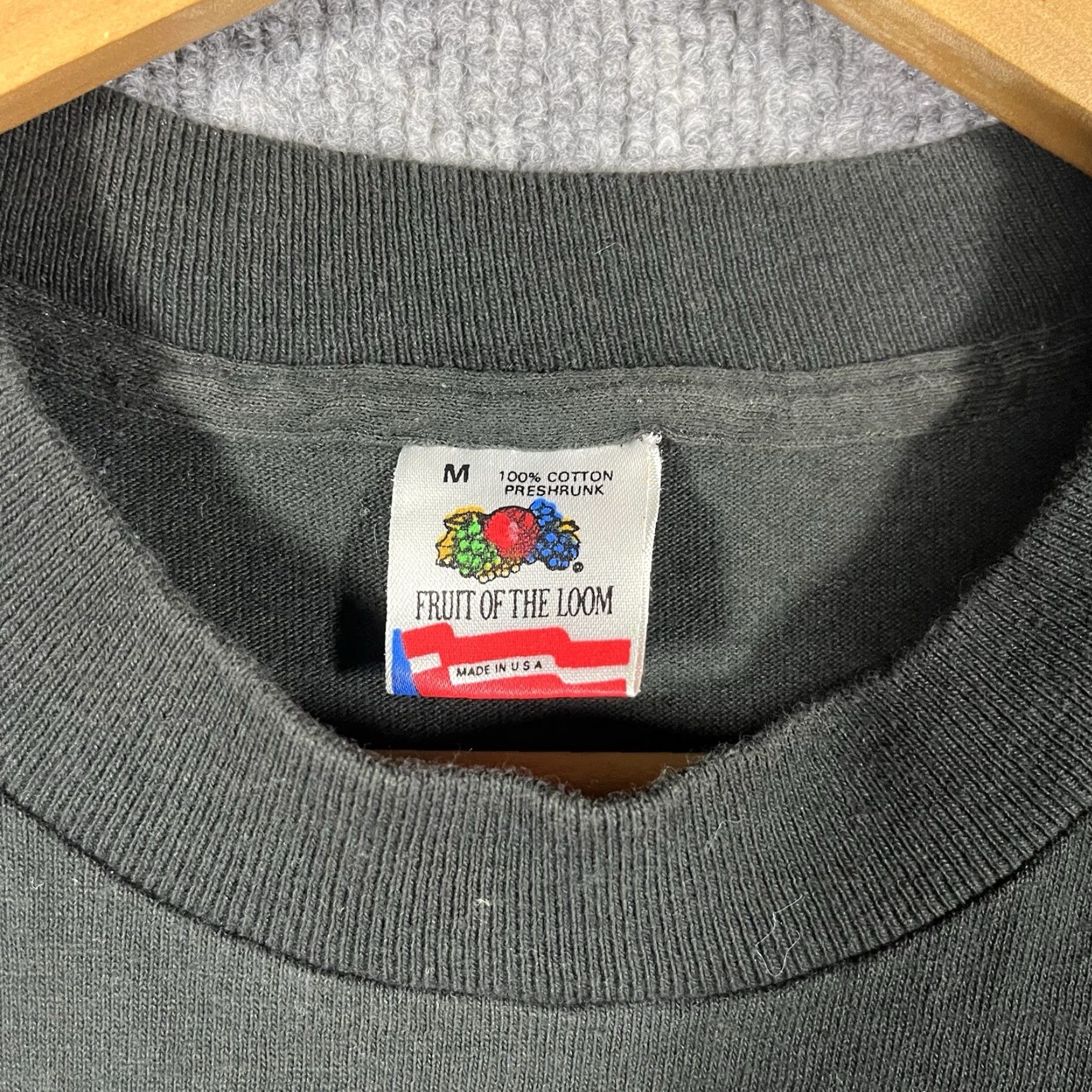 Fruit Of The Loom VINTAGE Michael Jordan T-Shirt Medium Slamma Jamma Magic Johnston Bulls 90s RARE Shirt Mens Black Size US M / EU 48-50 / 2 - 4 Thumbnail