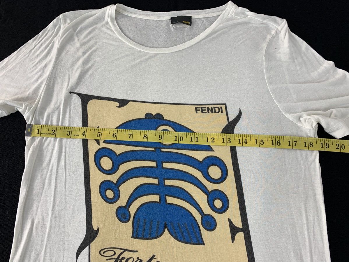Fendi Fendi Fortune Italian Brand Graphic Screen Printed Tee Size US S / EU 44-46 / 1 - 12 Thumbnail