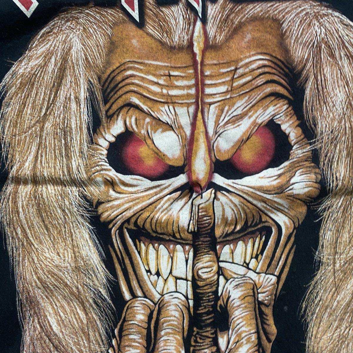 Band Tees × Vintage VINTAGE Y2K IRON MAIDEN PUNK AWESOME BAND T SHIRT 65 Size US M / EU 48-50 / 2 - 3 Thumbnail