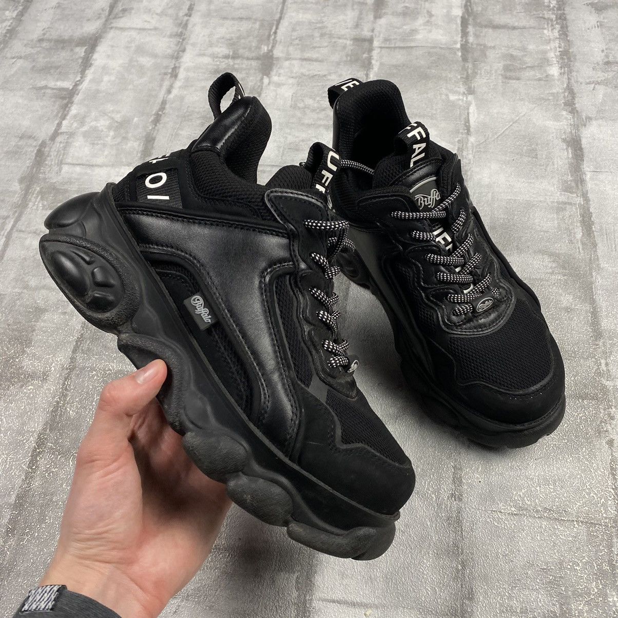 Buffalo London Buffalo Vegan Cloud Chai Chunky Trainers In Black Size US 9 / IT 39 - 3 Thumbnail