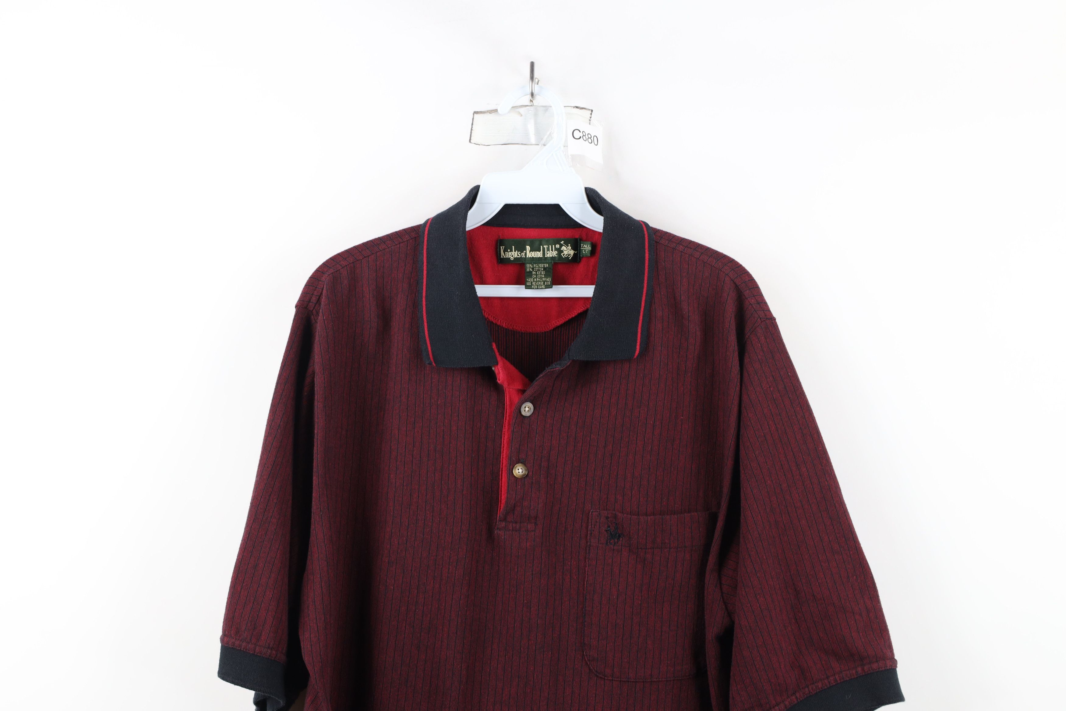Vintage Vintage 90s Streetwear Knit Collared Golf Polo Shirt Size US L / EU 52-54 / 3 - 2 Thumbnail