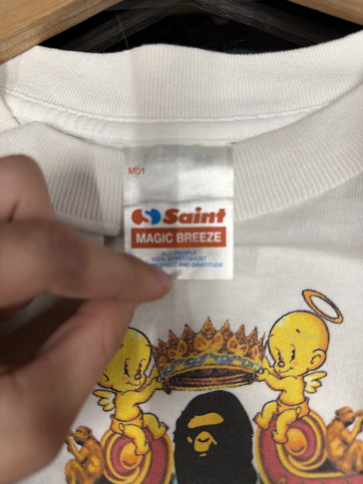 Bape Saint Bape T Shirt Size US XL / EU 56 / 4 - 6 Thumbnail