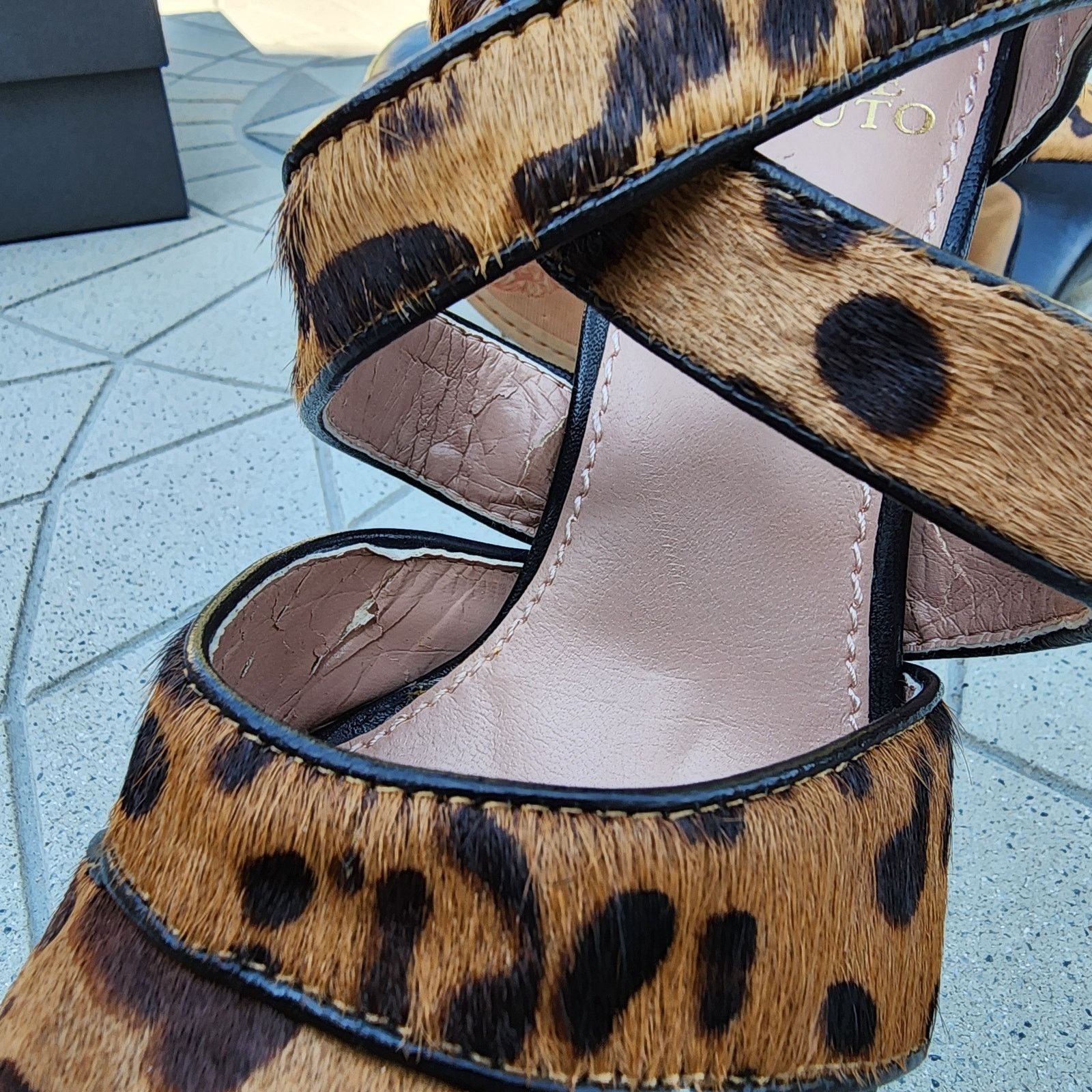 Vince Camuto Vince Camuto Melva Leopard Calf Hair Stiletto Heels 7.5 Size US 7.5 / IT 37.5 - 8 Thumbnail