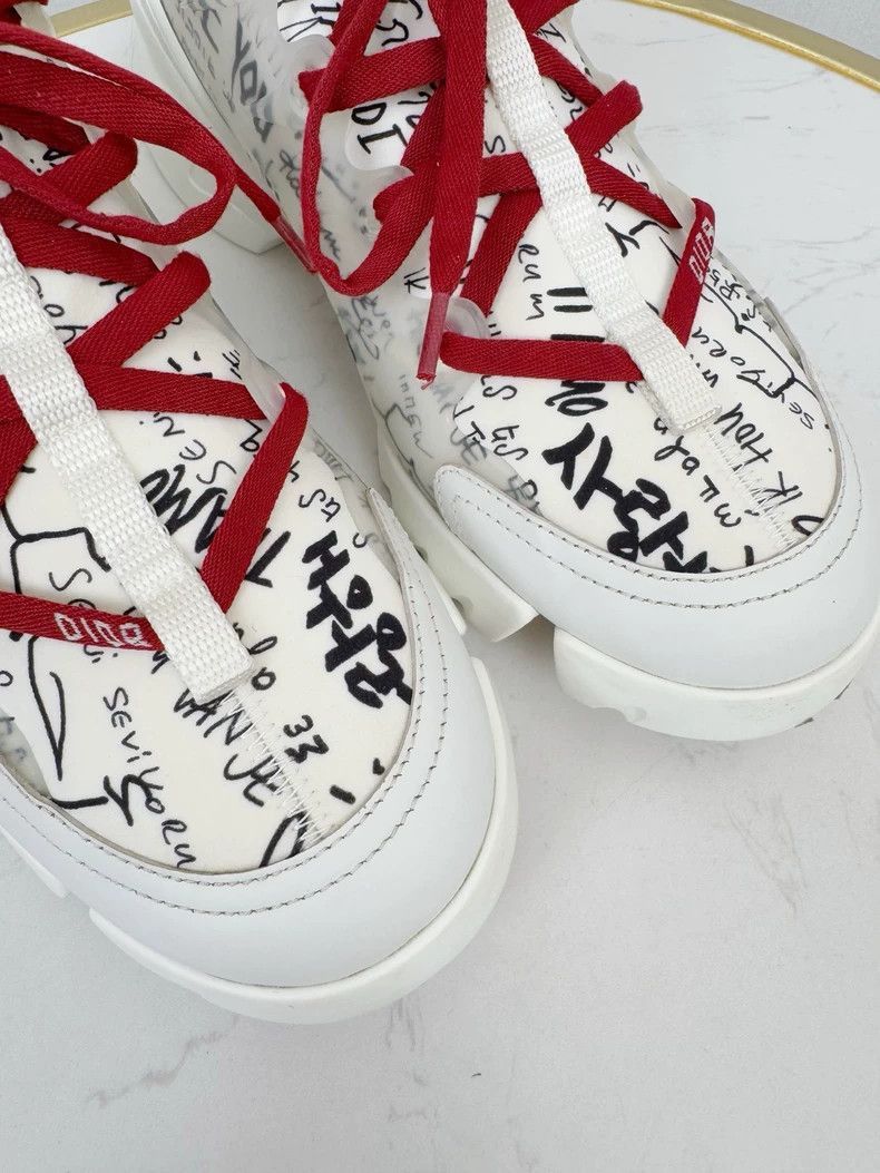 Dior Dior Dad Sneakers with Red Laces-2505 Size US 5.5 / IT 35.5 - 2 Thumbnail