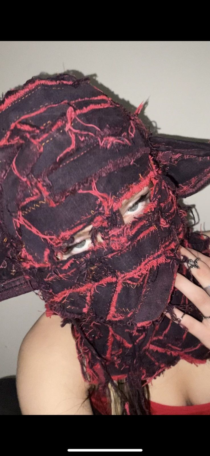 Other Distorted Online Denim Mask Size 28 - 3 Thumbnail