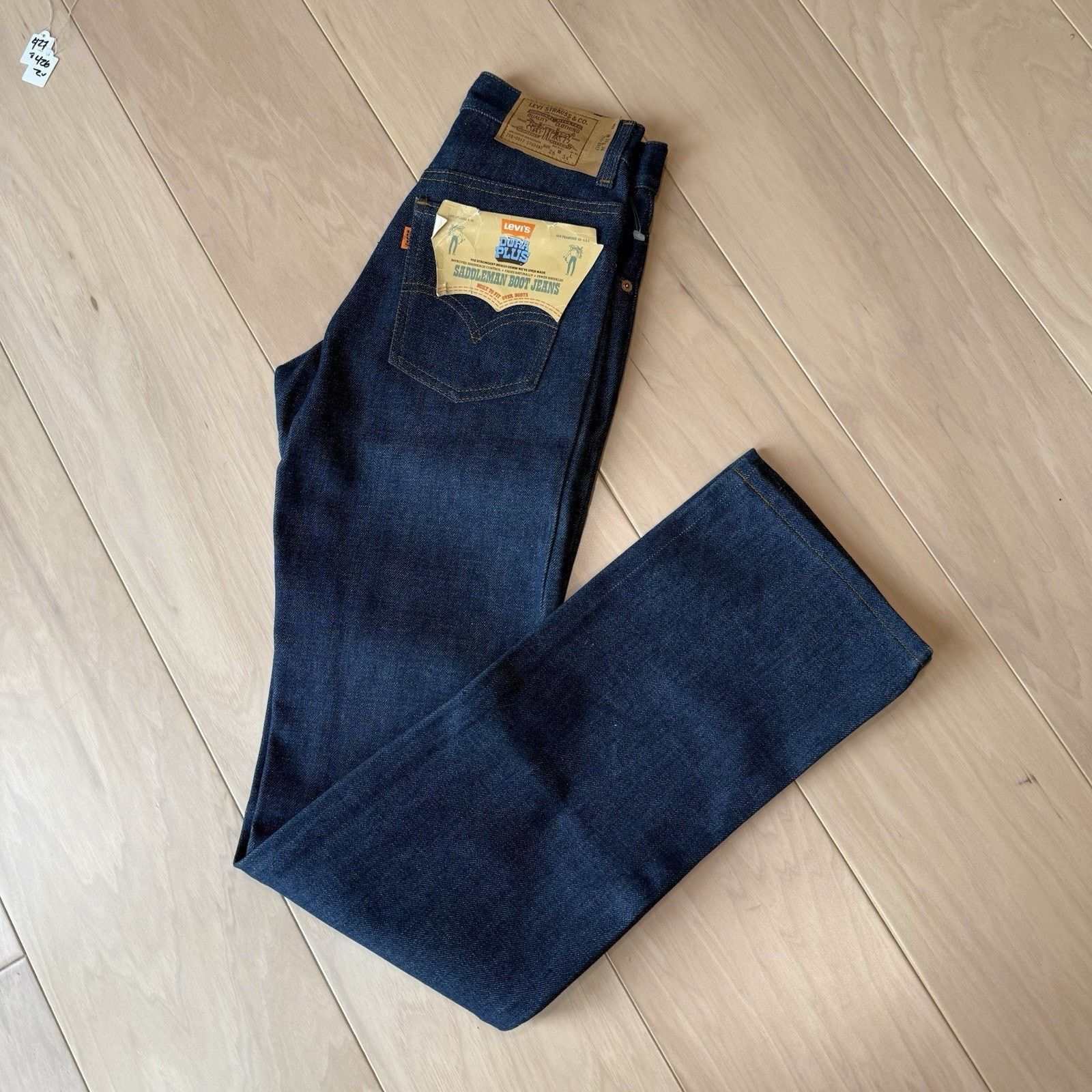 Levi's Vintage Levis 716 Jeans 26 Blue Dark Wash Bootcut Student Size US 26 / EU 42 - 10 Thumbnail