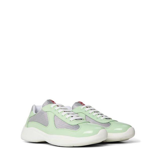 Prada Men'S Americas Cup Leather Prada Trainers Size US 10 / EU 43 - 3 Thumbnail