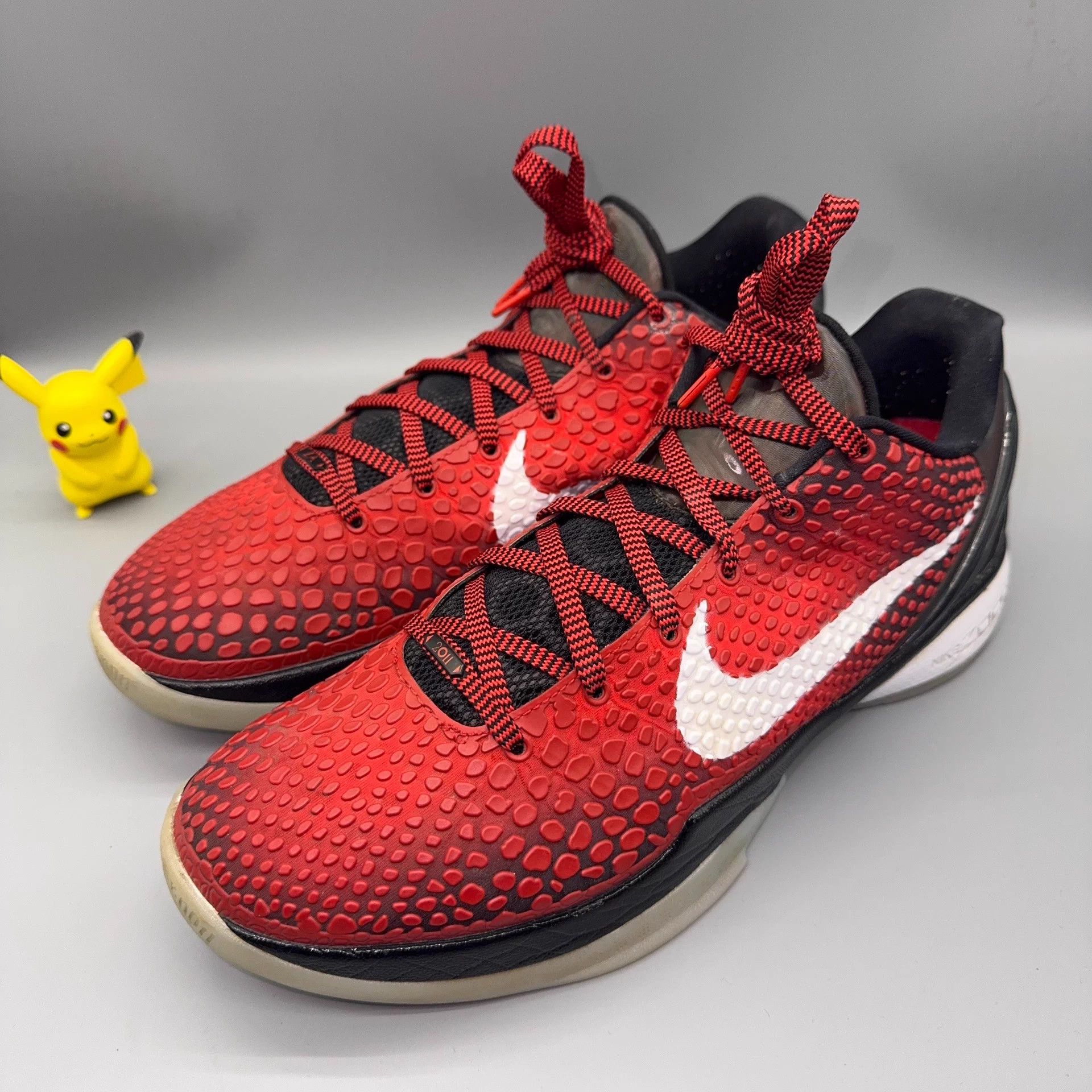 Nike Nike Kobe 6 Black Red Size 44.5 Size US 11.5 / EU 44-45 - 1 Thumbnail