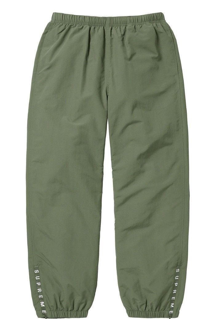 Supreme Warm Up Pant XL (FW23) Olive Green Size US 33 - 1 Thumbnail