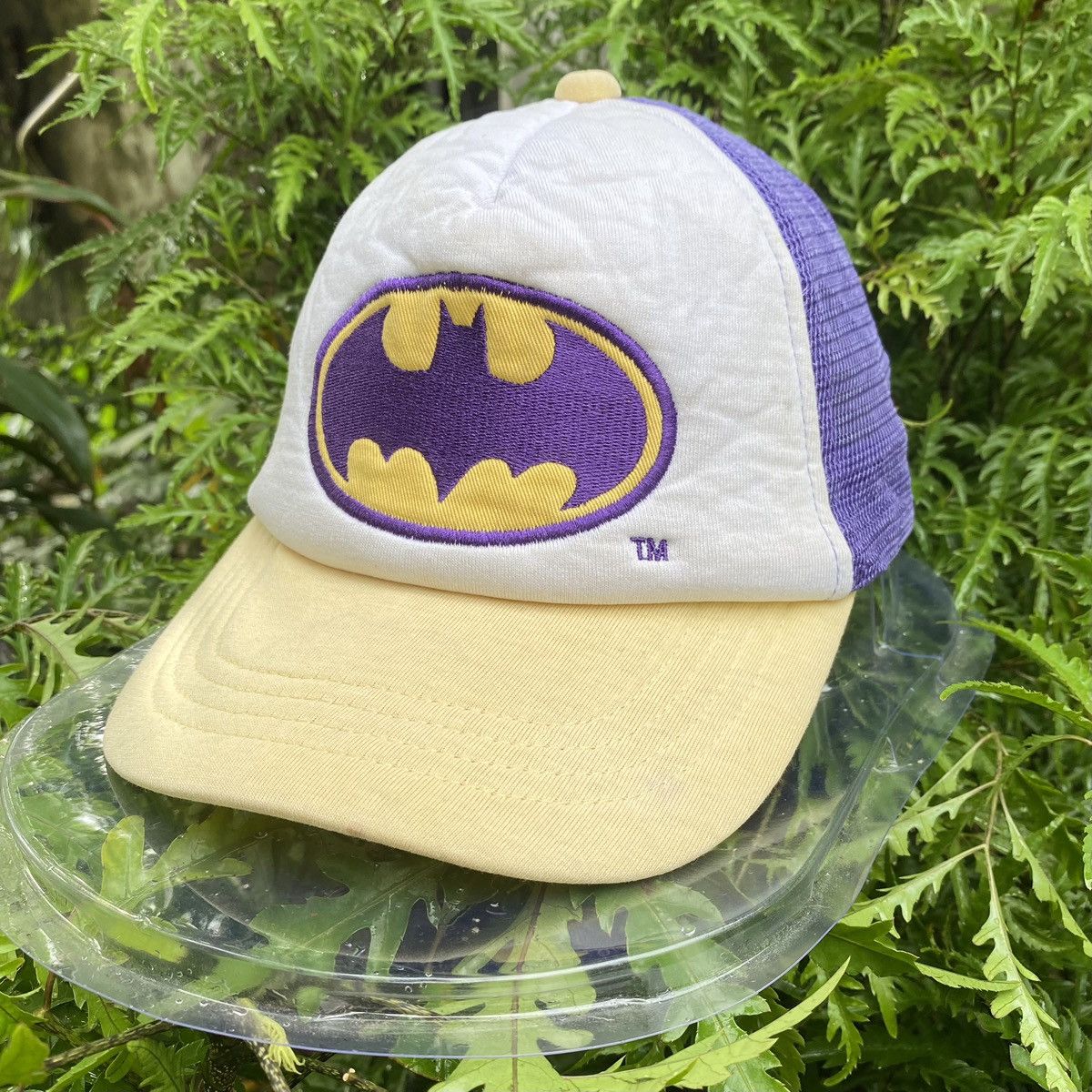 DC Comics × Marvel Comics × Vintage Vintage Batman DC Comics Cap Embroidery Logo Batman Size ONE SIZE - 5 Thumbnail