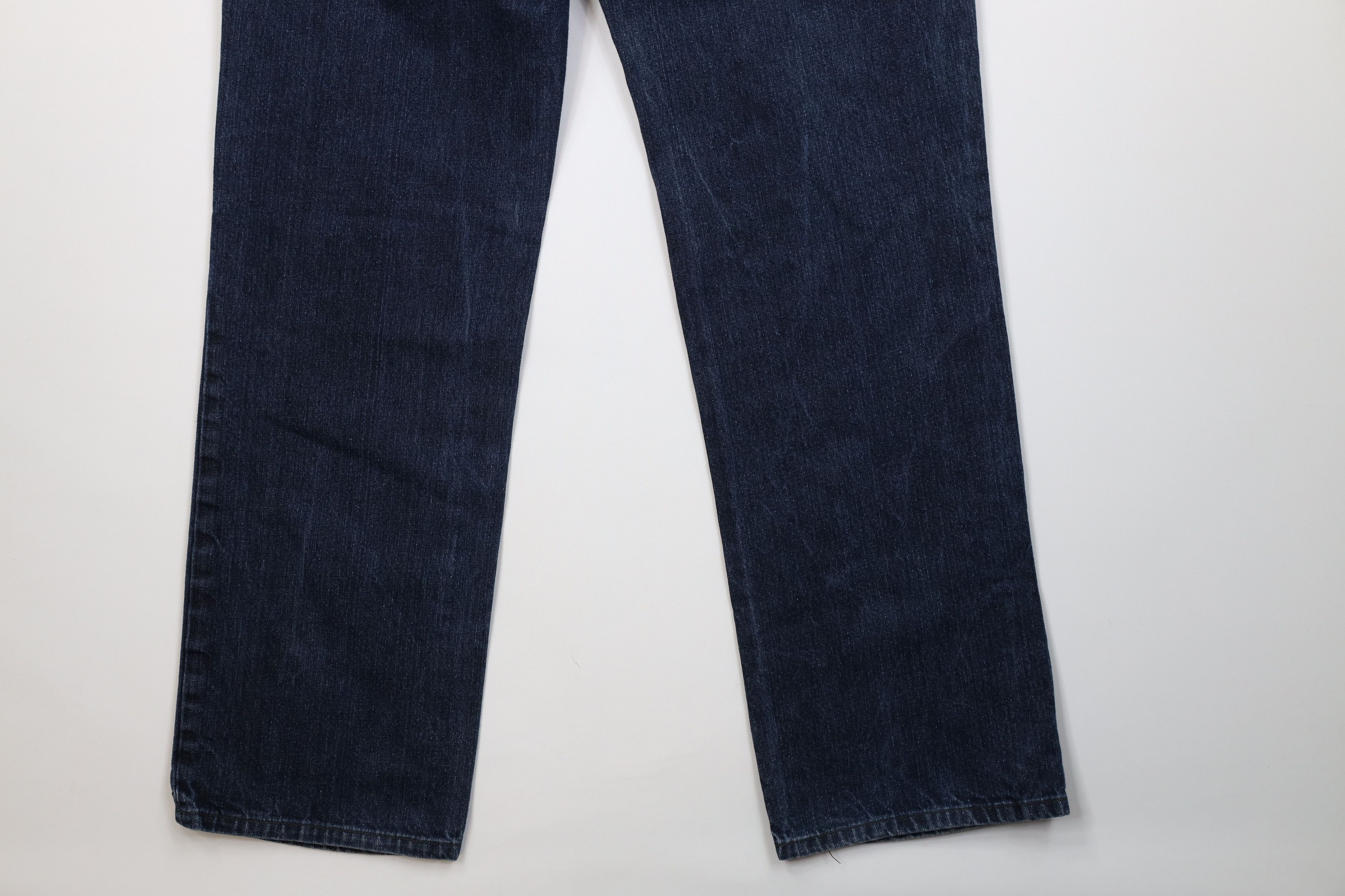 KREW Vintage 90s Y2K Krew Skateboarding Wide Leg Denim Jeans Blue Size US 36 / EU 52 - 13 Thumbnail
