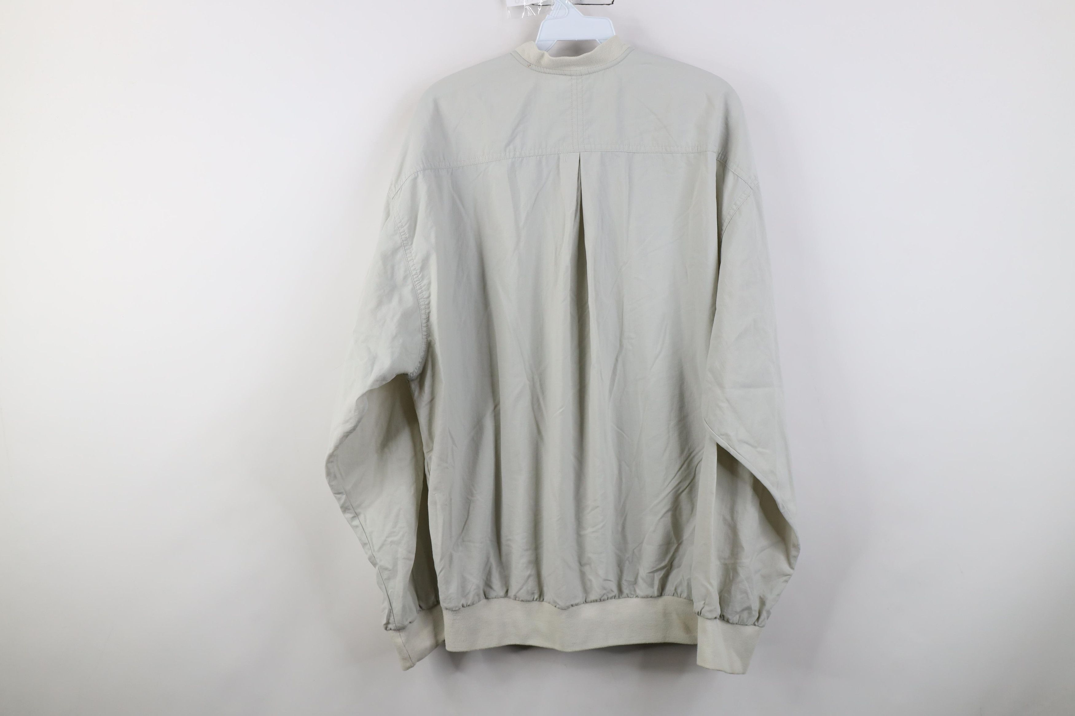 Nike Vintage 90s Nike Golf Mini Swoosh Windbreaker Jacket Stone Size US M / EU 48-50 / 2 - 10 Thumbnail