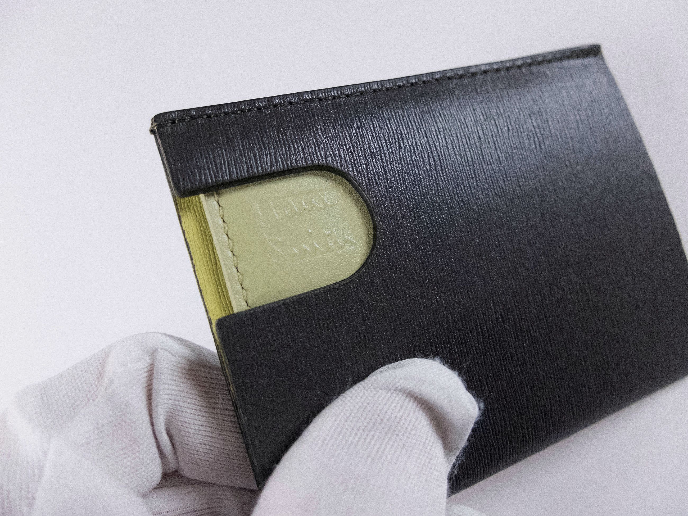 Paul Smith PAUL SMITH two tone green leather pop up card holder Size ONE SIZE - 3 Thumbnail