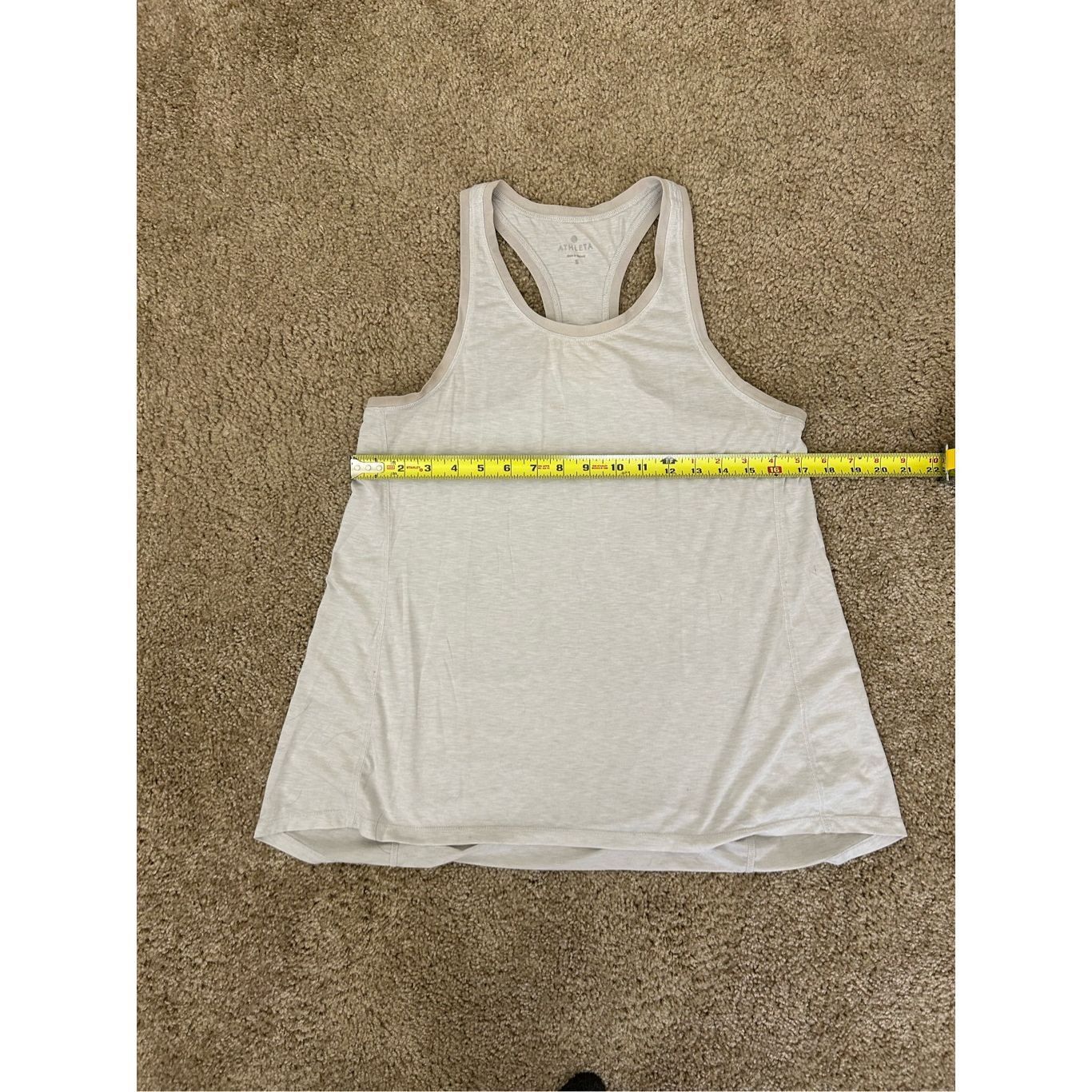 Athleta Athleta Breezy Sleeveless Shirt Tank Top, Beige Shirt, Size Size S / US 4 / IT 40 - 2 Thumbnail