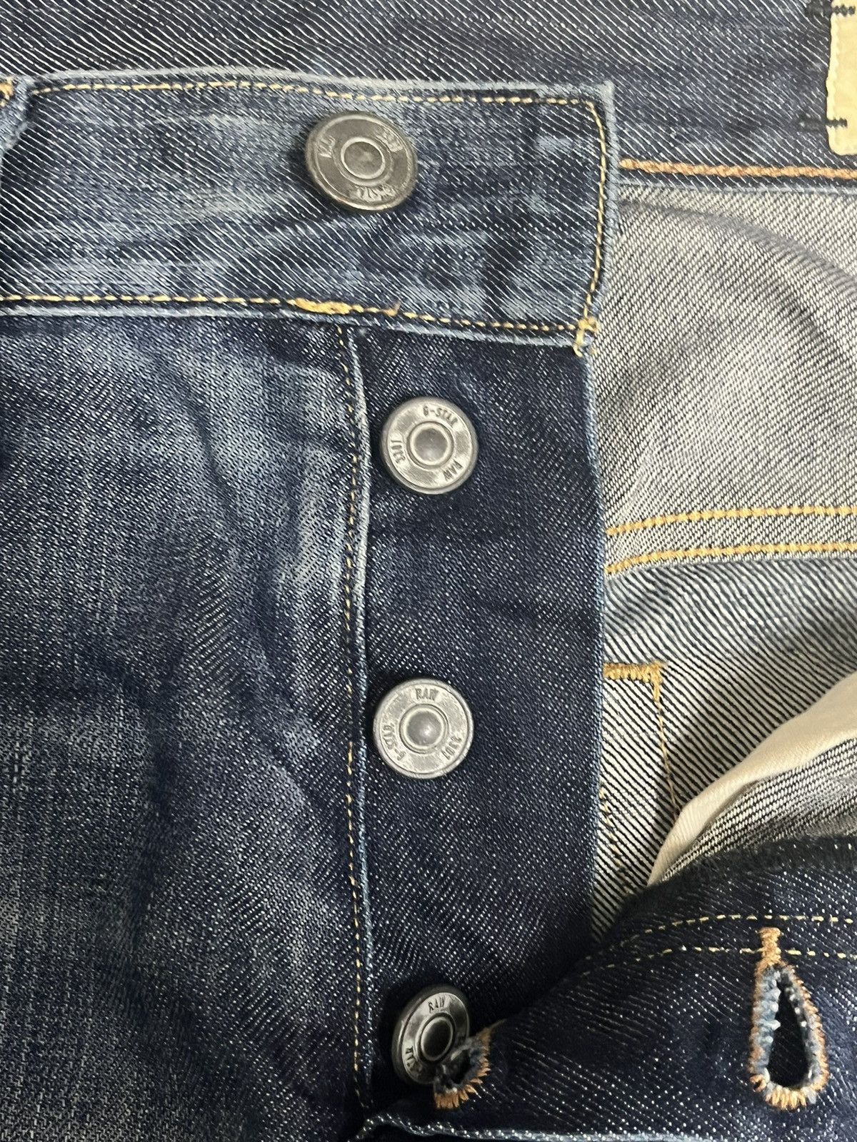 G-Star Vintage Gstar Raw Distress Style Jeans Size US 34 / EU 50 - 10 Thumbnail