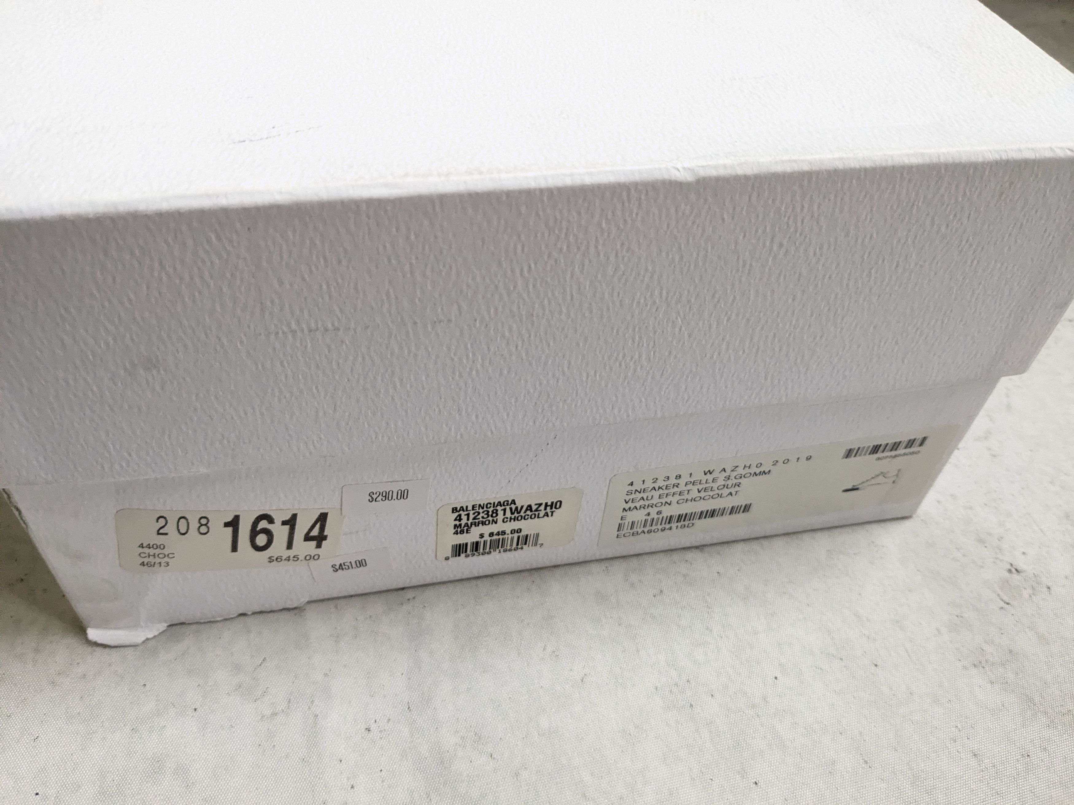 Balenciaga Balenciaga Arena Sneakers Black Gray 13 High Tops Leather Size US 13 / EU 46 - 18 Thumbnail
