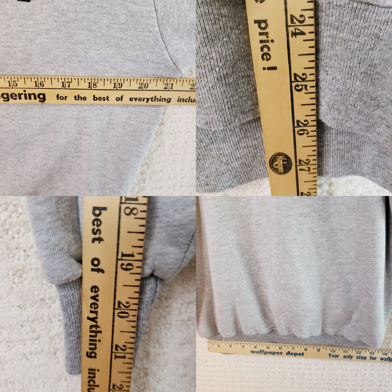 Vintage VINTAGE USMC Sweatshirt Women's Large Gray Emblem Front Military Logo 90s Womens L Gray Crew Neck Pullover Knit Cotton Long Sleeve Regular Fit Size L / US 10 / IT 46 - 9 Thumbnail