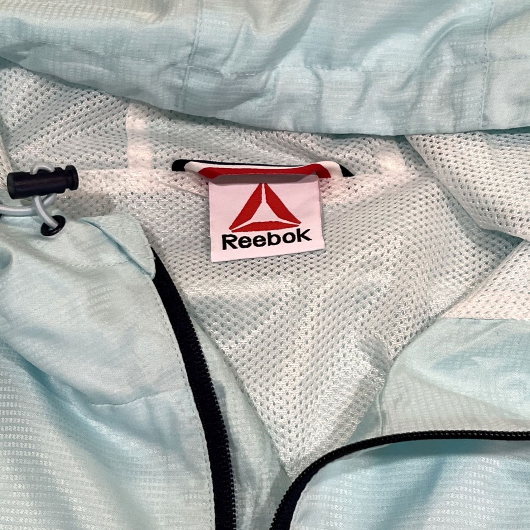 Reebok Reebok Windbreaker Full Zip 2XL Lightweight Jacket Men Blue Solid 90s Classic Logo Zipper Jogging Running Walking Light Windbreaker Size US XXL / EU 58 / 5 - 5 Thumbnail