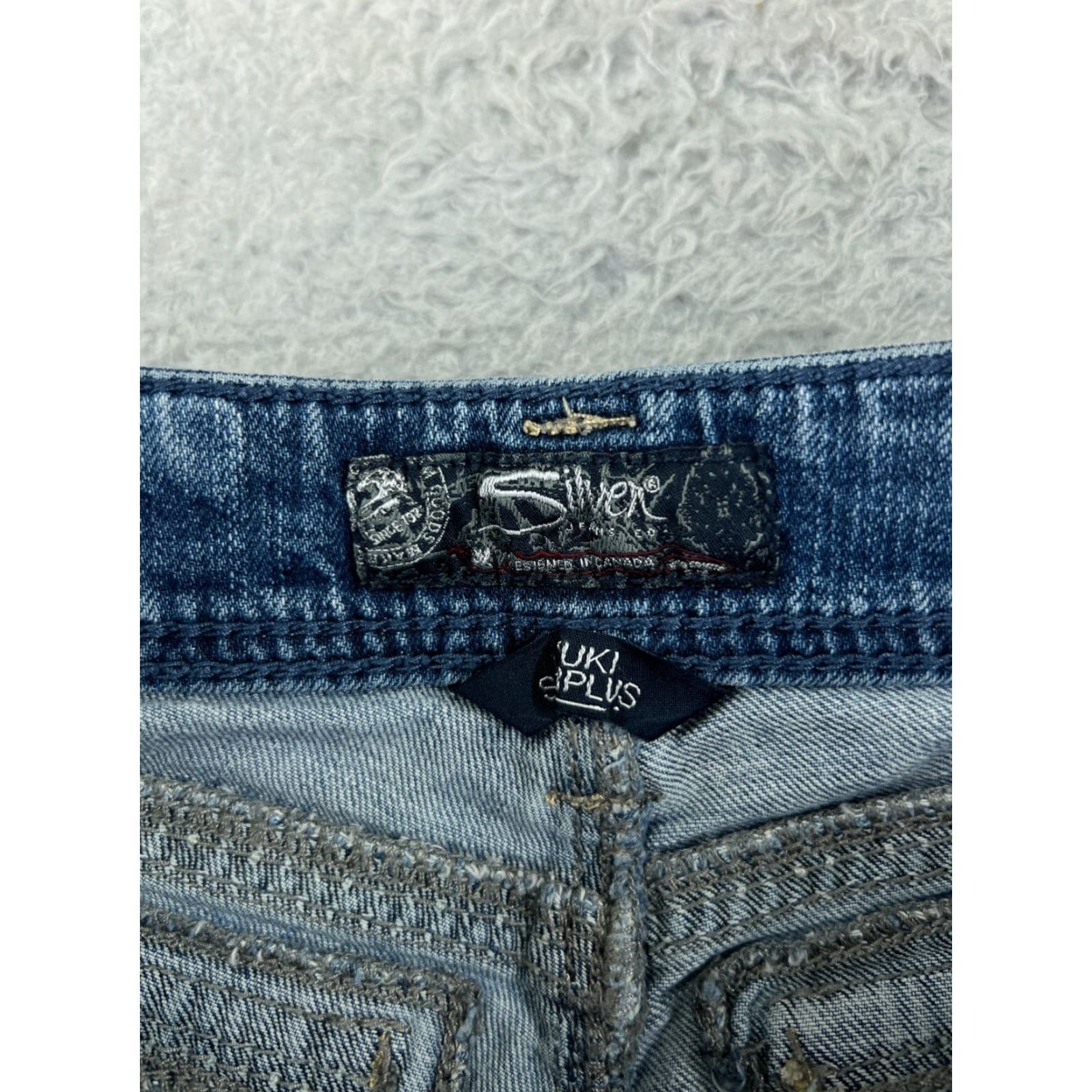 Silver Jeans Co. Silver Jeans Womens Bootcut Jeans 30 Blue Denim 90s Style Regular Fit Stretch Pockets Size 30" / US 8 / IT 44 - 6 Thumbnail