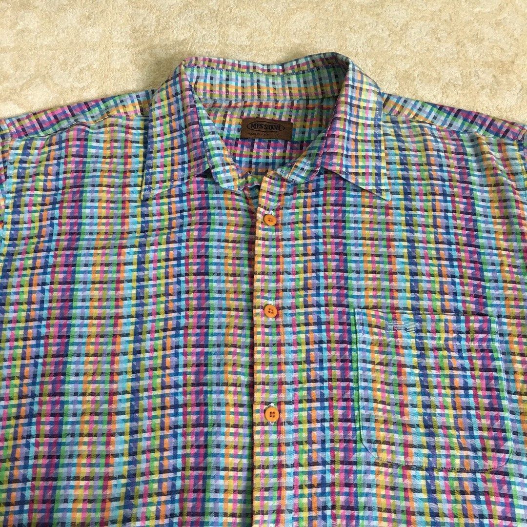 Missoni × Vintage Vintage Missoni long shirt Size US L / EU 52-54 / 3 - 2 Thumbnail