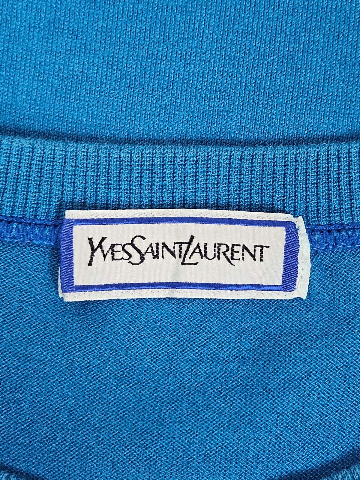 Yves Saint Laurent Vintage Yves Saint Laurent Ysl embroidery Sweatshirt Size US M / EU 48-50 / 2 - 4 Thumbnail