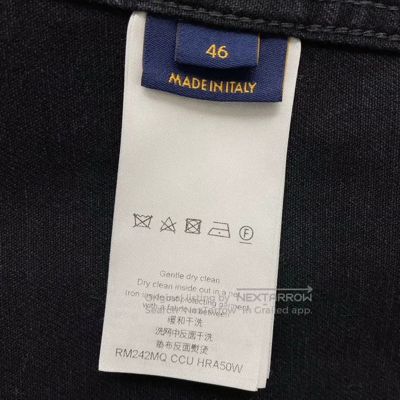 Louis Vuitton Louis Vuitton 24 Washed and Worn Black Denim Jackets Size US S / EU 44-46 / 1 - 6 Thumbnail