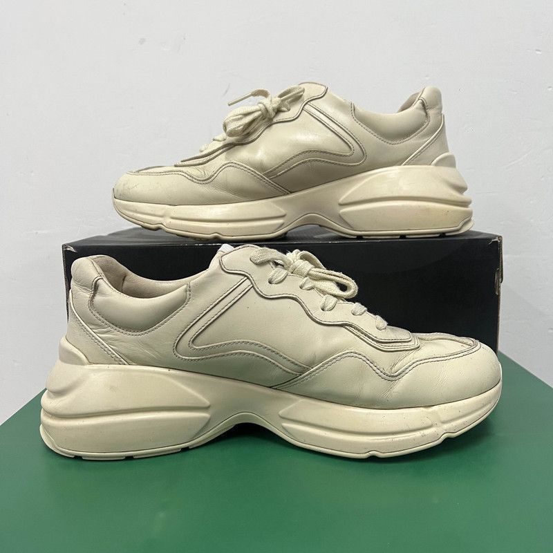 Gucci Gucci Rhyton Leather Star Print Sneakers for Men Size US 8.5 / EU 41-42 - 9 Thumbnail