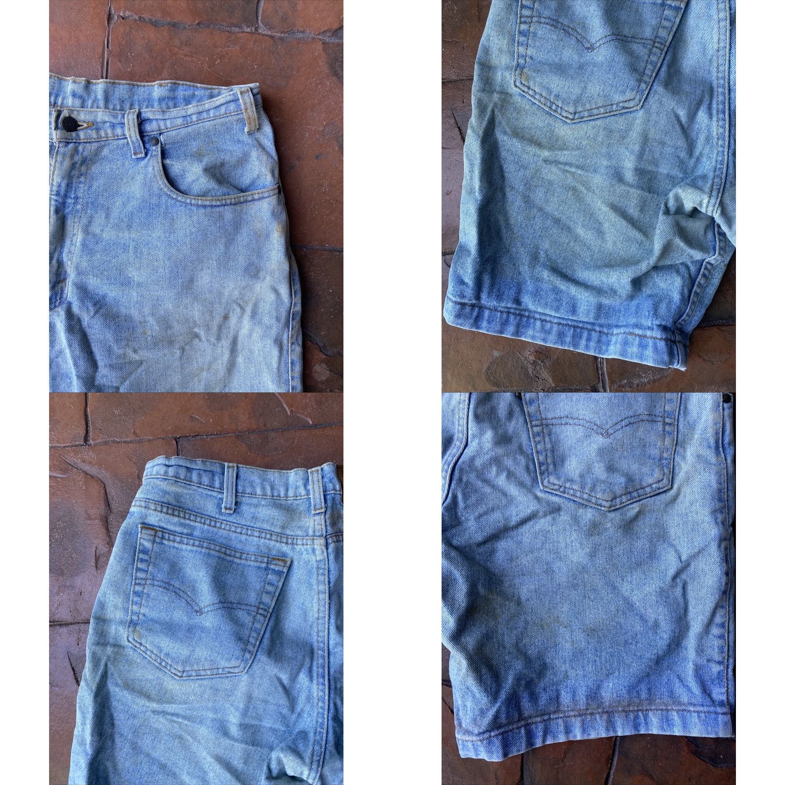 Levi's VINTAGE Levi's 545 Gold Tab Denim Jean Shorts Mens 34 Loose Fit Blue 90s USA Mens Size US 34 / EU 50 - 8 Thumbnail