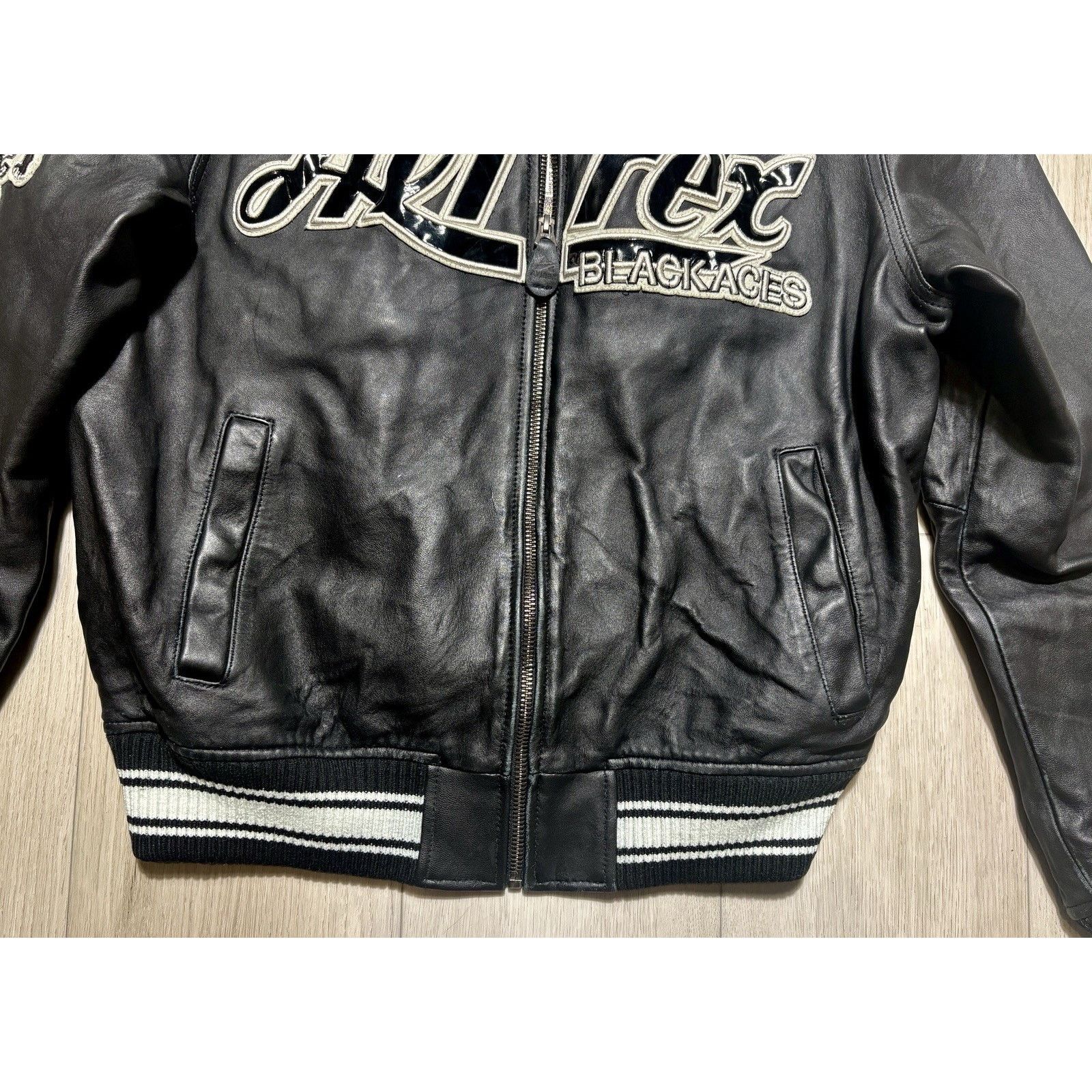 Avirex Avirex Black Aces Tuskegee Airmen Lamb Leather Jacket M Y2K Size US M / EU 48-50 / 2 - 13 Thumbnail