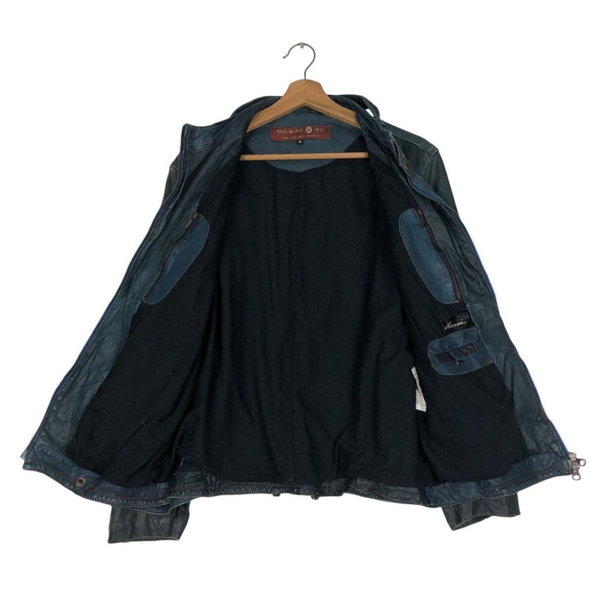 Japanese Brand 🔥IF SIX WAS NINE DESIGN LEATHER BIKER JACKET SAGA IBANEZ Size US S / EU 44-46 / 1 - 13 Thumbnail