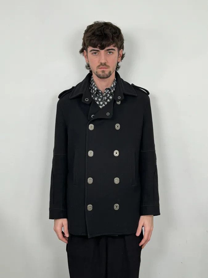 Dsquared2 AW2007 Dsquared2 Black Wool Buttoned Caban Jacket Size US M / EU 48-50 / 2 - 2 Thumbnail