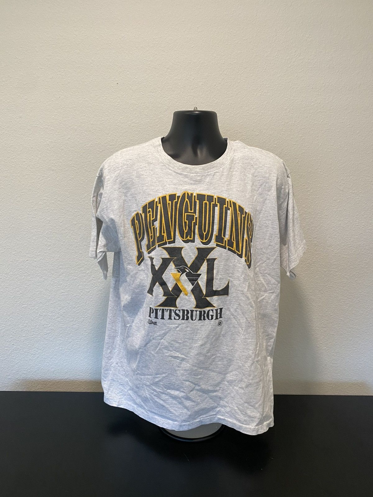Salem Sportswear × Vintage Pittsburgh penguins Salem sportswear shirt vintage 90s Size US XL / EU 56 / 4 - 1 Thumbnail