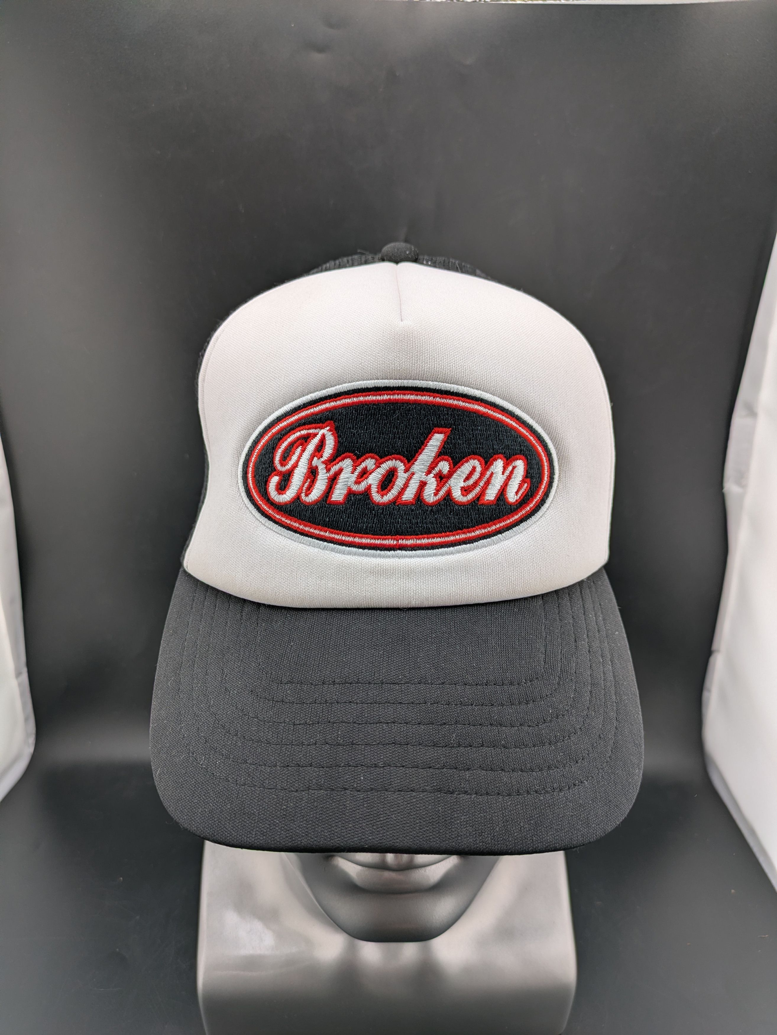 Broken Promises Co. Broken Promises “Broken Logo” Hat – Black/White Size ONE SIZE - 1 Thumbnail