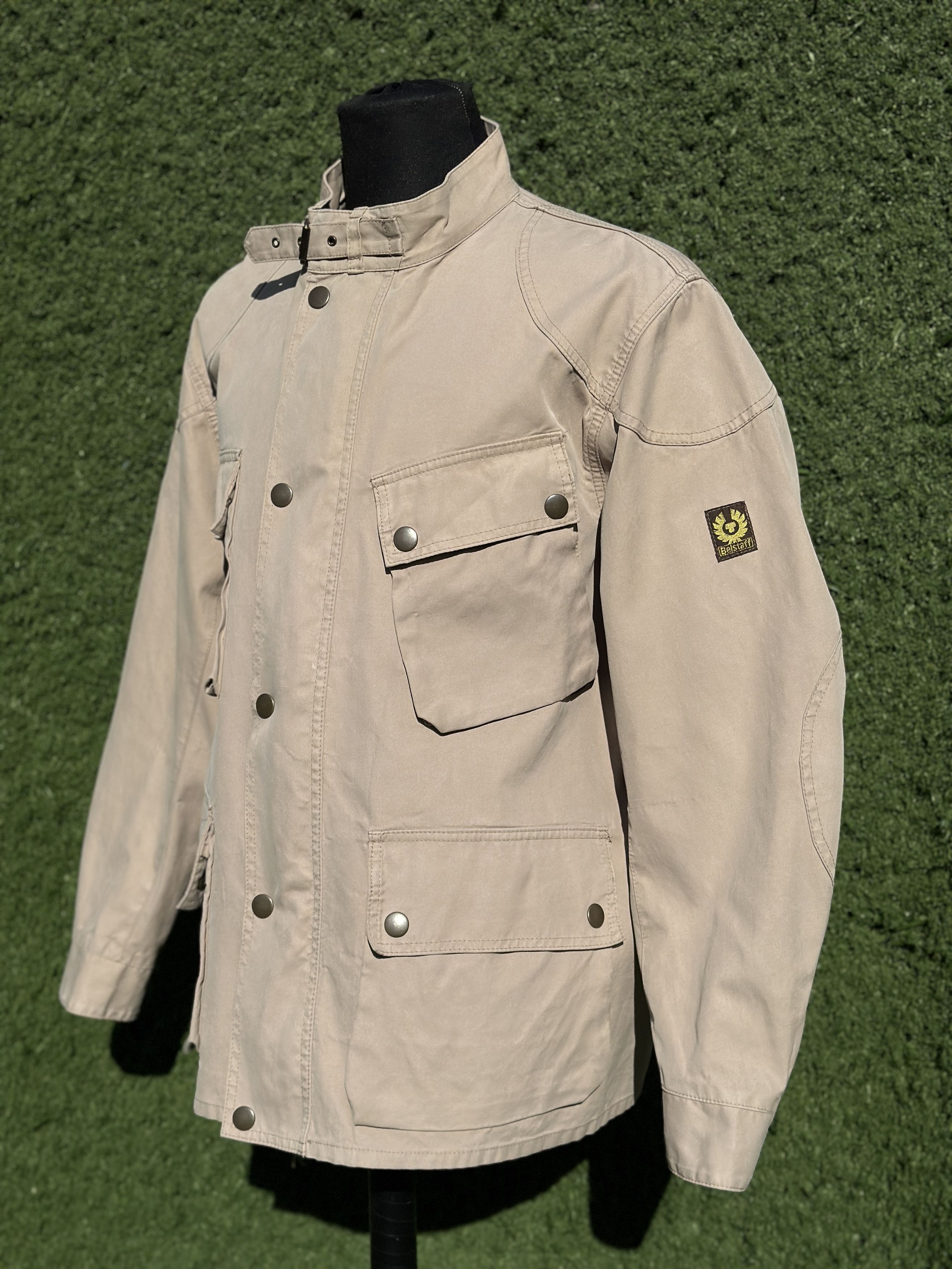 Belstaff Belstaff Field Jacket Beige Utility Snap Zip XL Size US XL / EU 56 / 4 - 2 Thumbnail