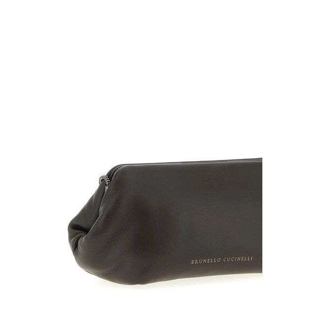 Brunello Cucinelli BRUNELLO CUCINELLI $5100 Eclipse Rust Brown Leather Bag New Size ONE SIZE - 3 Thumbnail