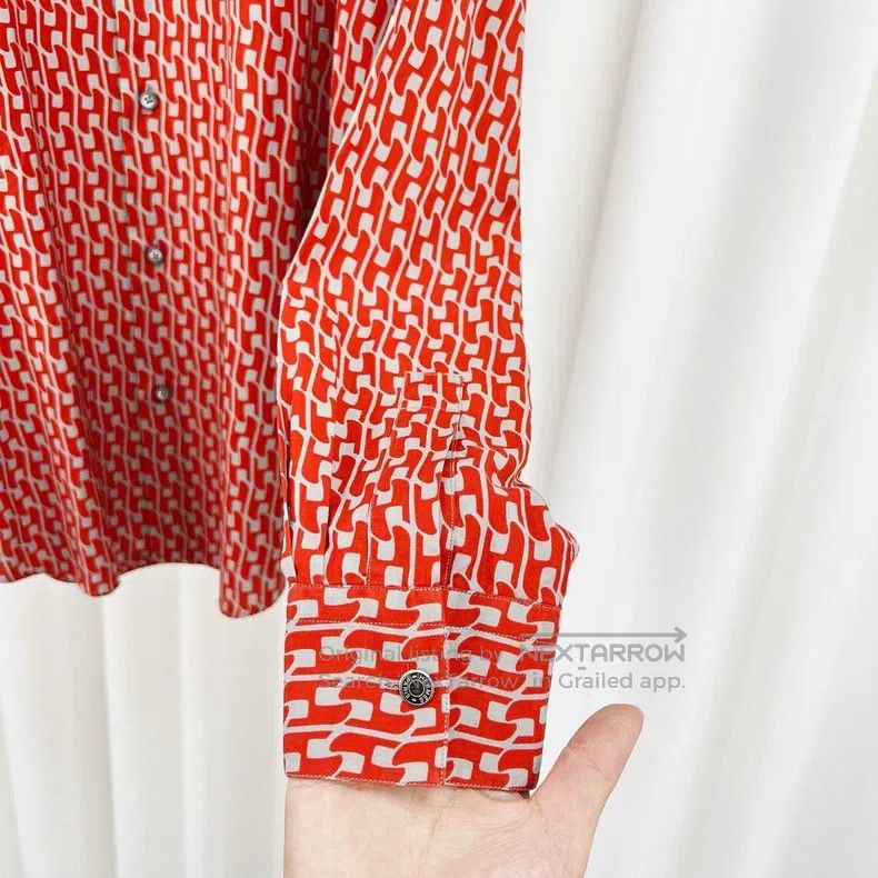 Hermes Hermes size 39 All-over Printed Letter Shirt Jacket Size US S / EU 44-46 / 1 - 4 Thumbnail