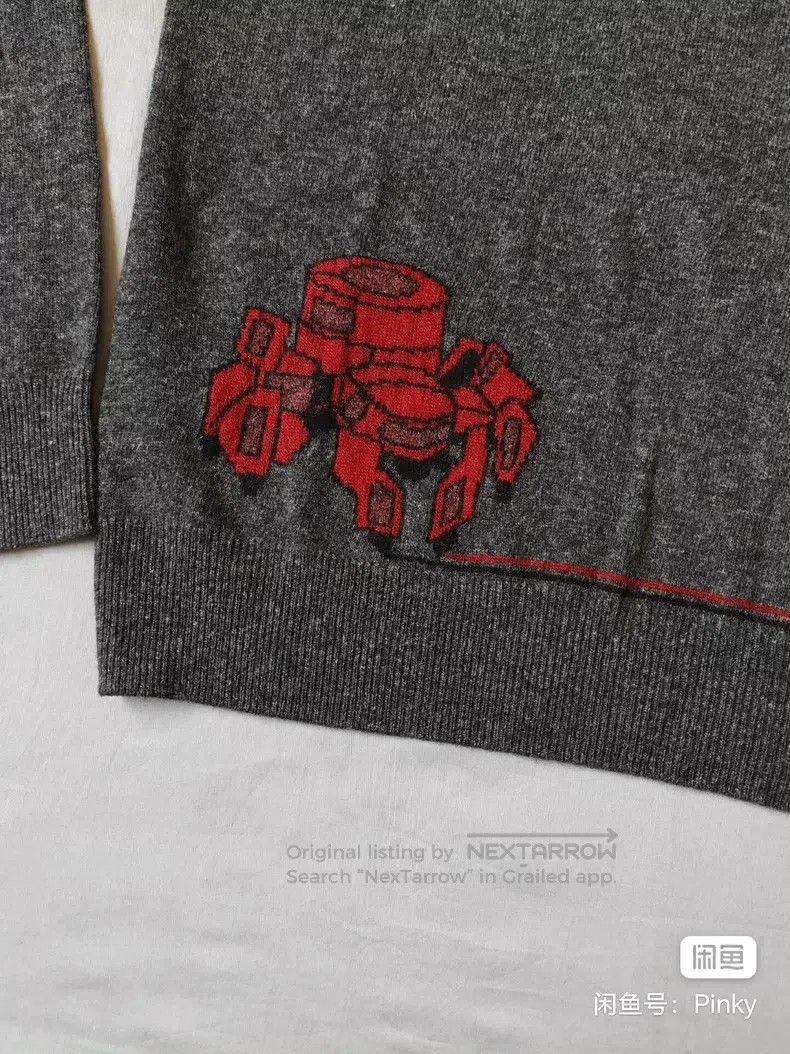 Hermes Hermes Men's cashmere sweater, deep gray color, 30% cashme Size US L / EU 52-54 / 3 - 5 Thumbnail