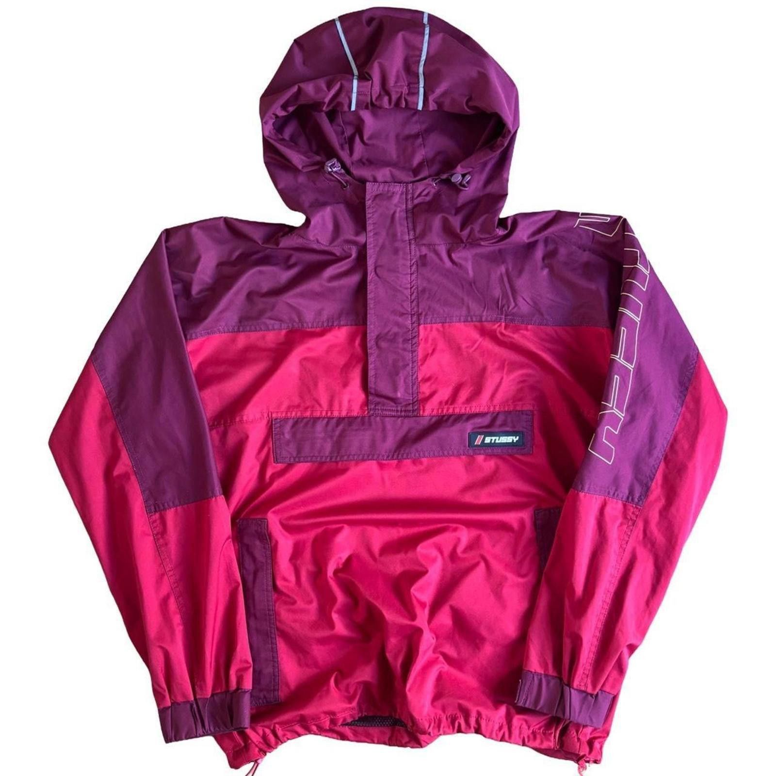 Stussy Stussy Quarter Zip Windbreaker Red Small Size US S / EU 44-46 / 1 - 1 Thumbnail