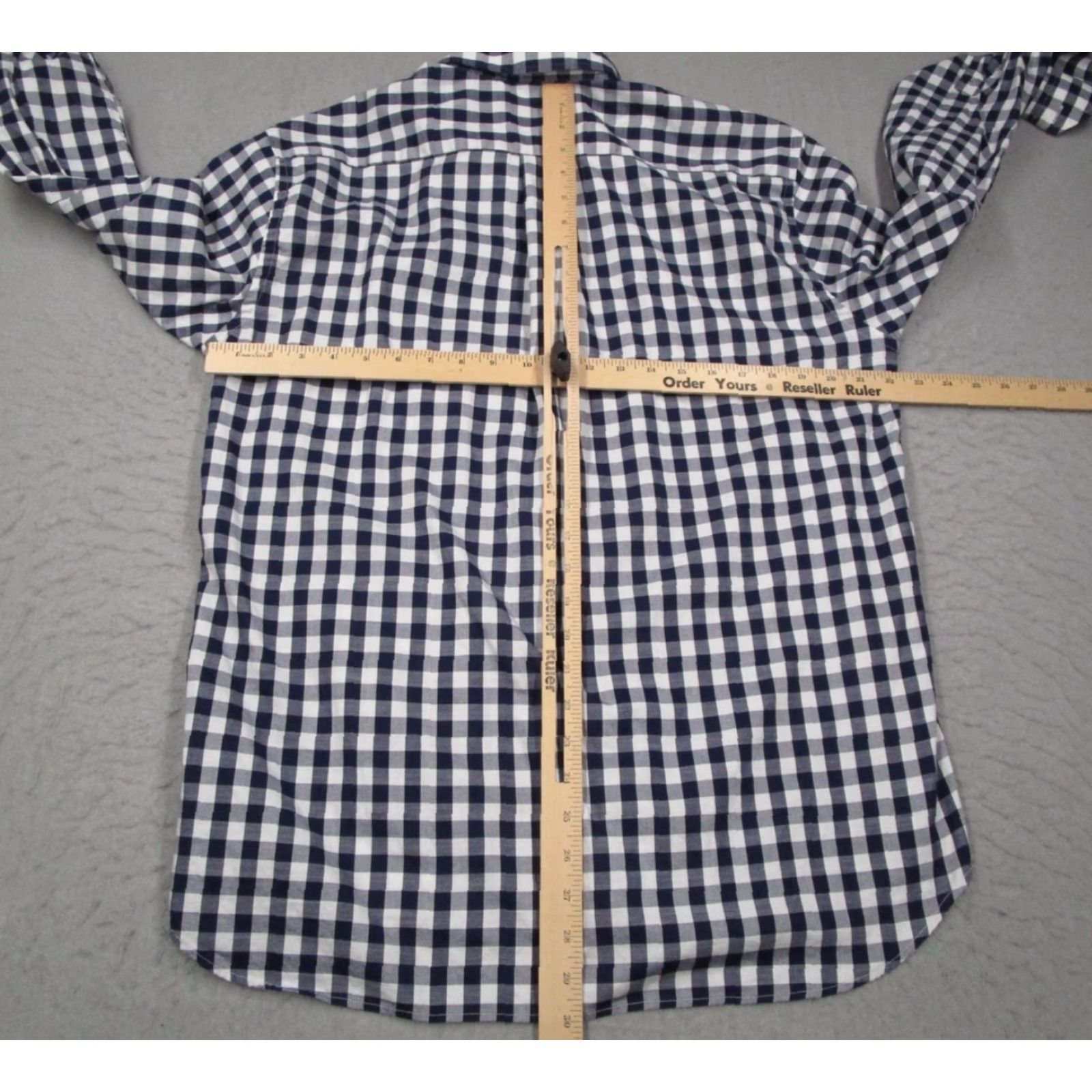 Vintage VINTAGE Mirto Shirt Mens XL Blue White Gingham Check Button-Down Classic Spain 1956" Size US XL / EU 56 / 4 - 5 Thumbnail