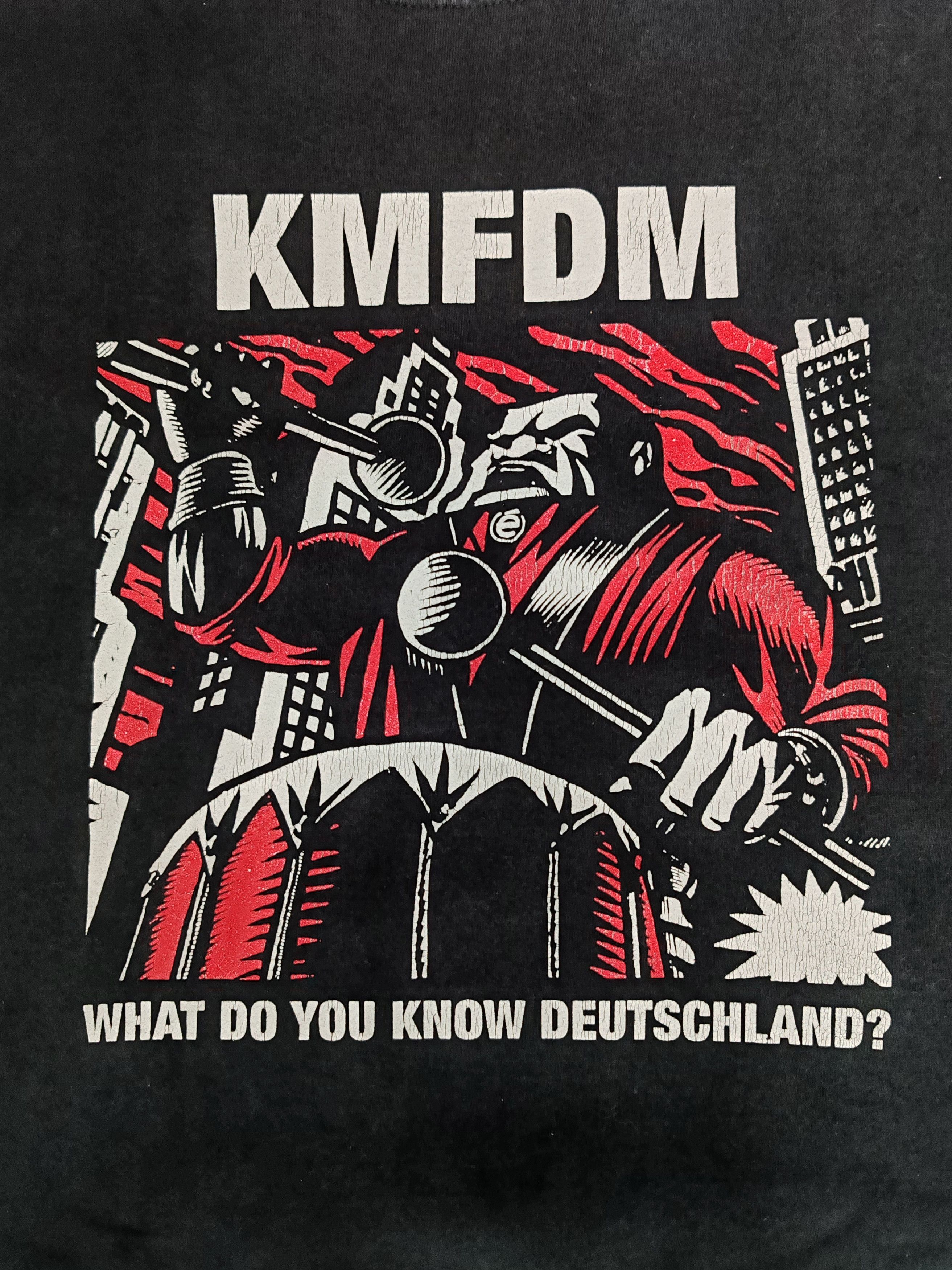 Band Tees Vintage KMFDM Catch the Virus Rock Band Tee Sepultura Korn Size US L / EU 52-54 / 3 - 1 Thumbnail