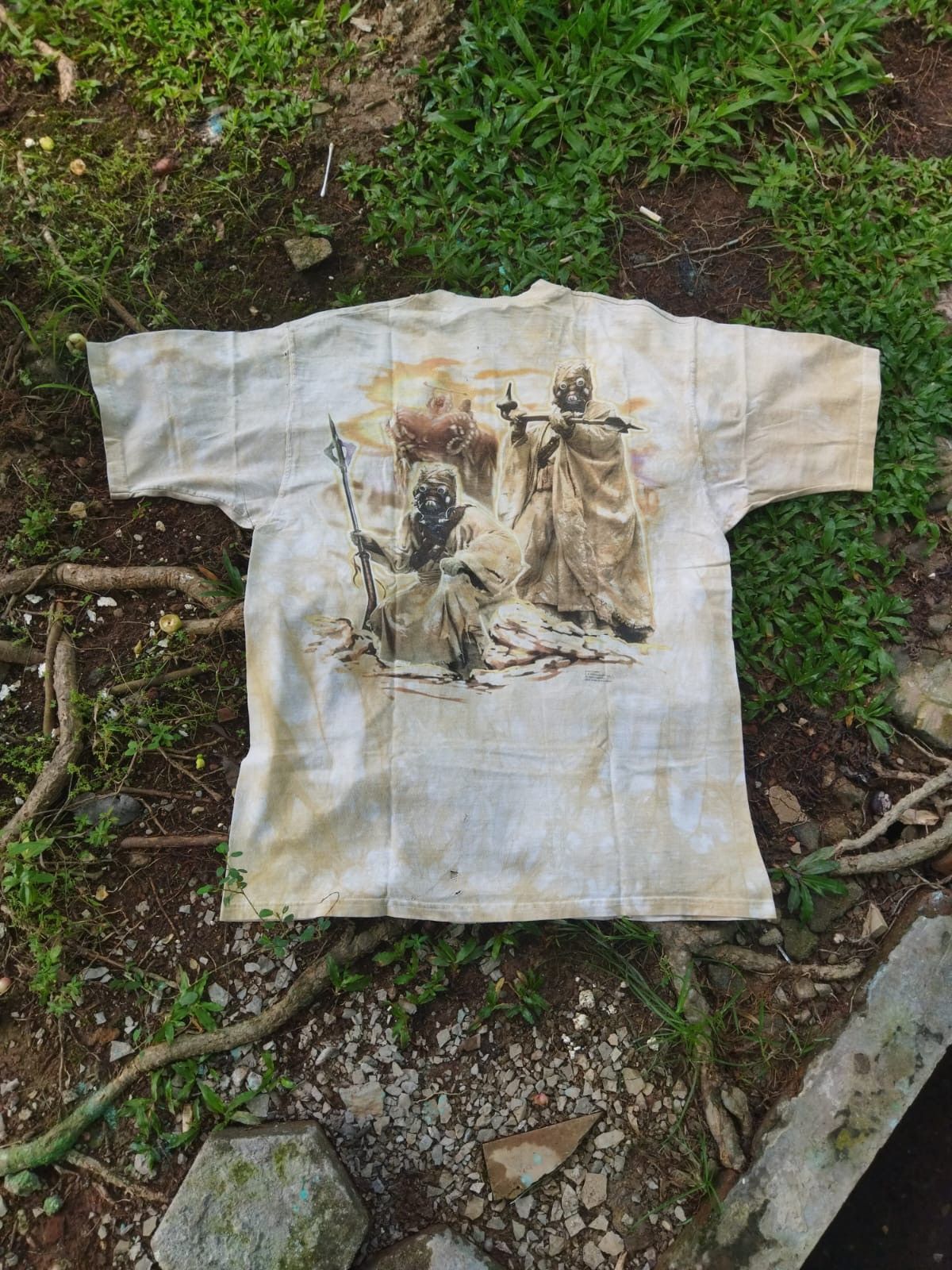 Star Wars Vintage 1997 Star Wars Tee Liquid Blue Size US L / EU 52-54 / 3 - 3 Thumbnail