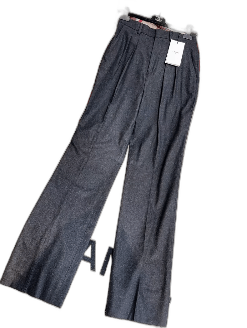 Celine Gray Suit Pants with Tags