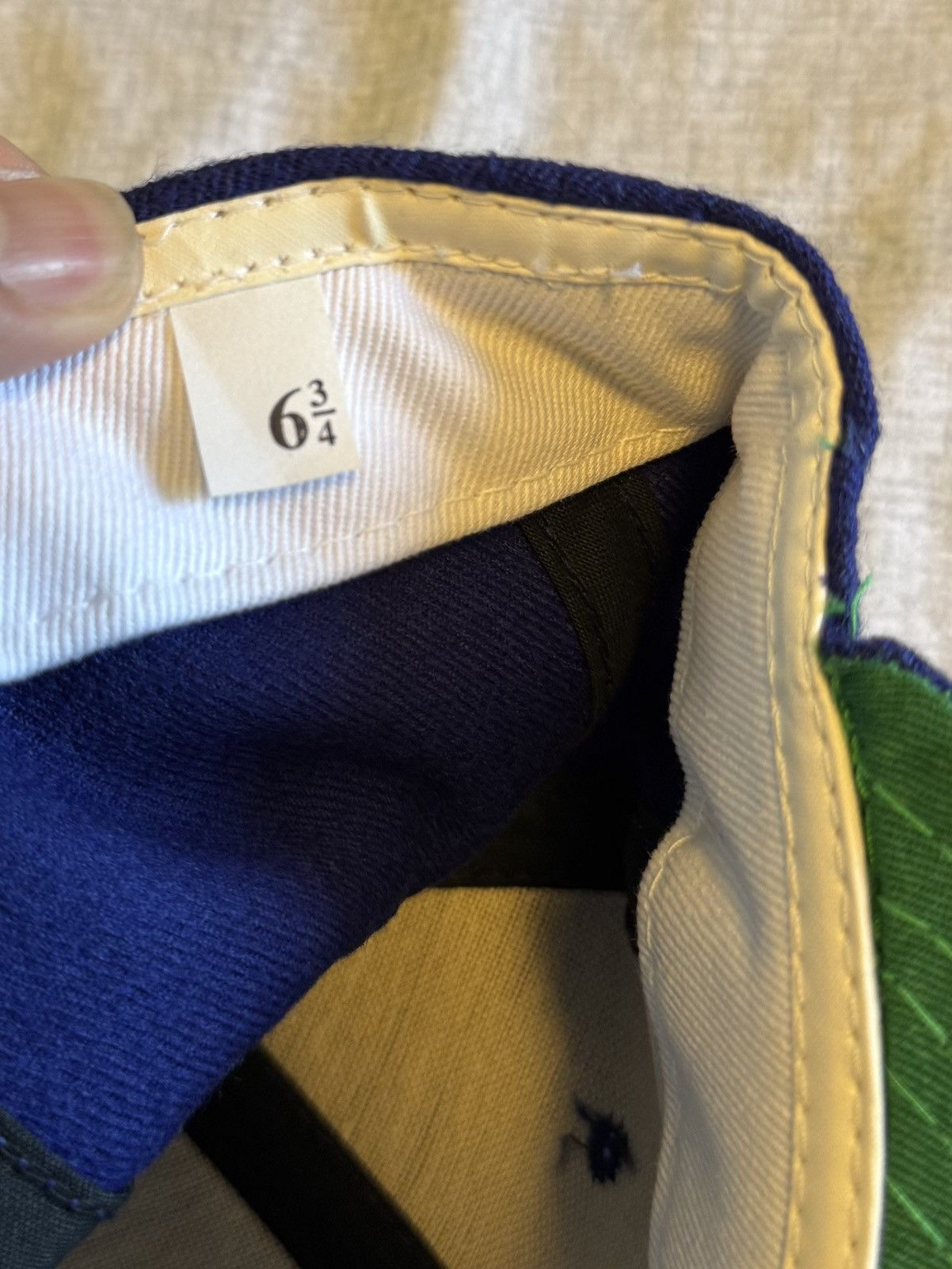 New Era LA Dodgers Size 6 3/4 Hat New Era Diamond Collection Fitted Size ONE SIZE - 8 Thumbnail