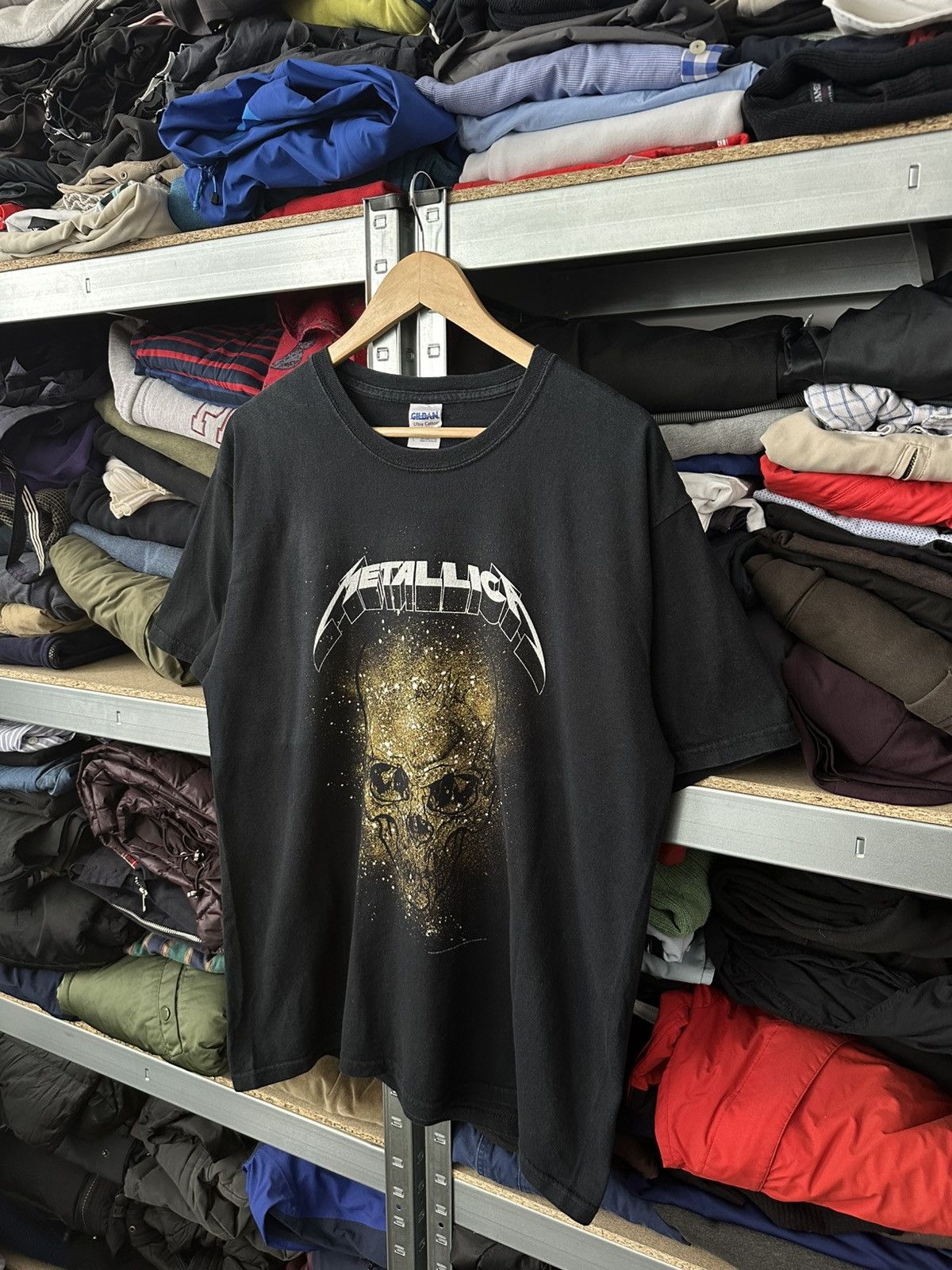 Metallica Vintage 2000s Metallica Black Rare Rock Band T-Shirt Tee Y2K Size US L / EU 52-54 / 3 - 3 Thumbnail