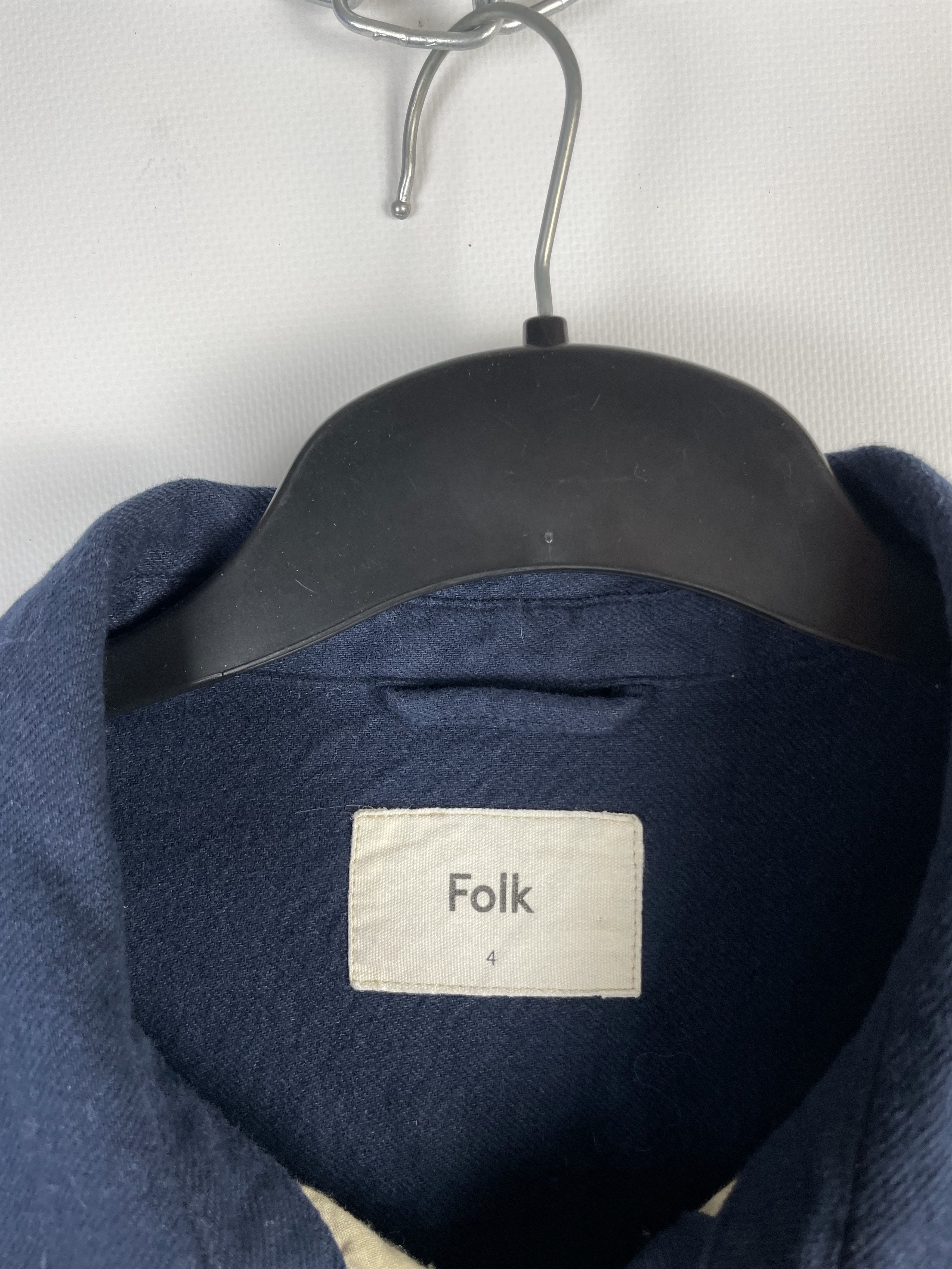 Folk Folk Flannel Overshirt Size 4 Size US S / EU 44-46 / 1 - 5 Thumbnail