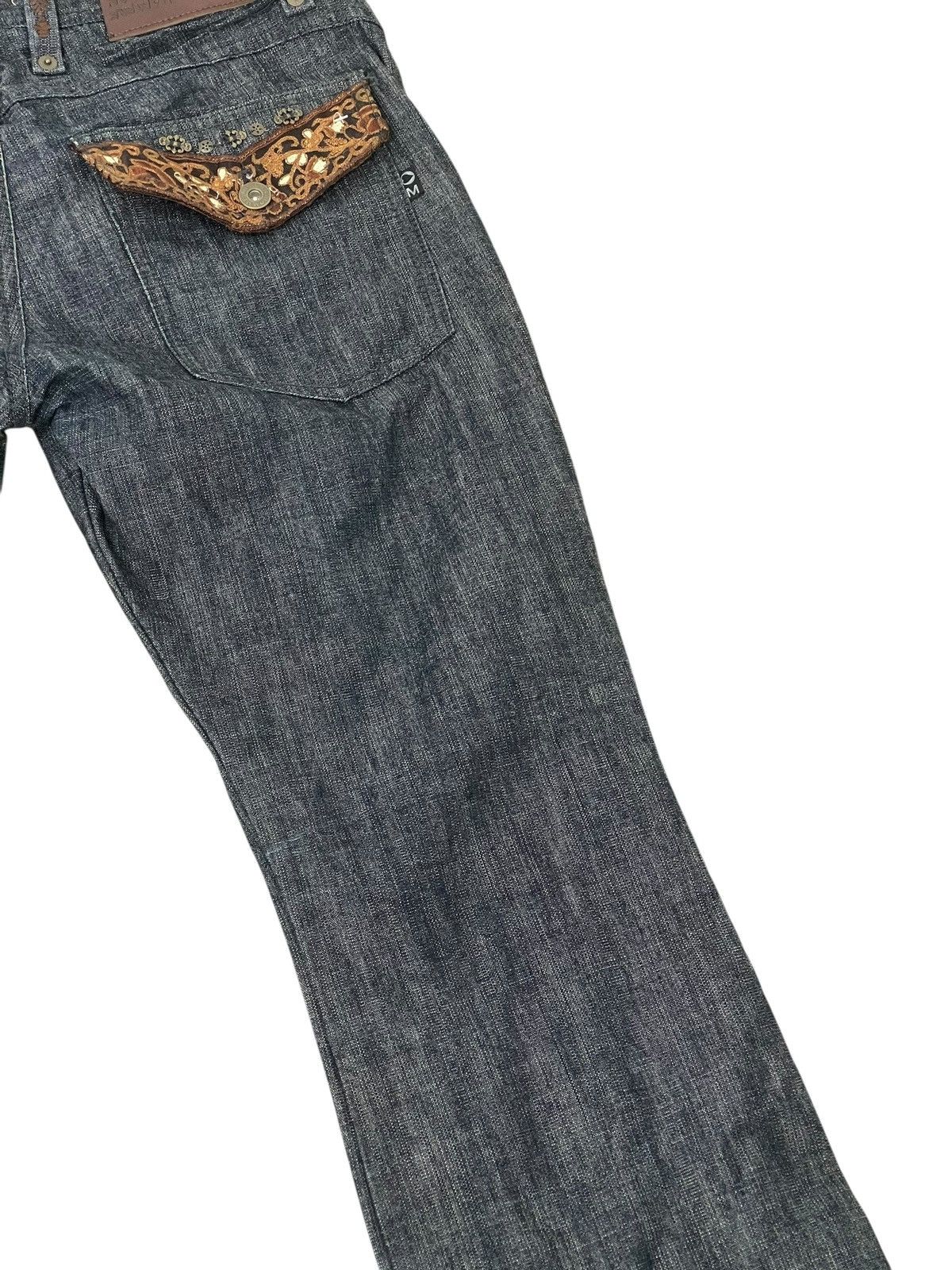 Hysteric Glamour Flare Jeans Morgan Homme Japan Hard Denim Boot Cut 1🟦6 Size US 31 - 17 Thumbnail