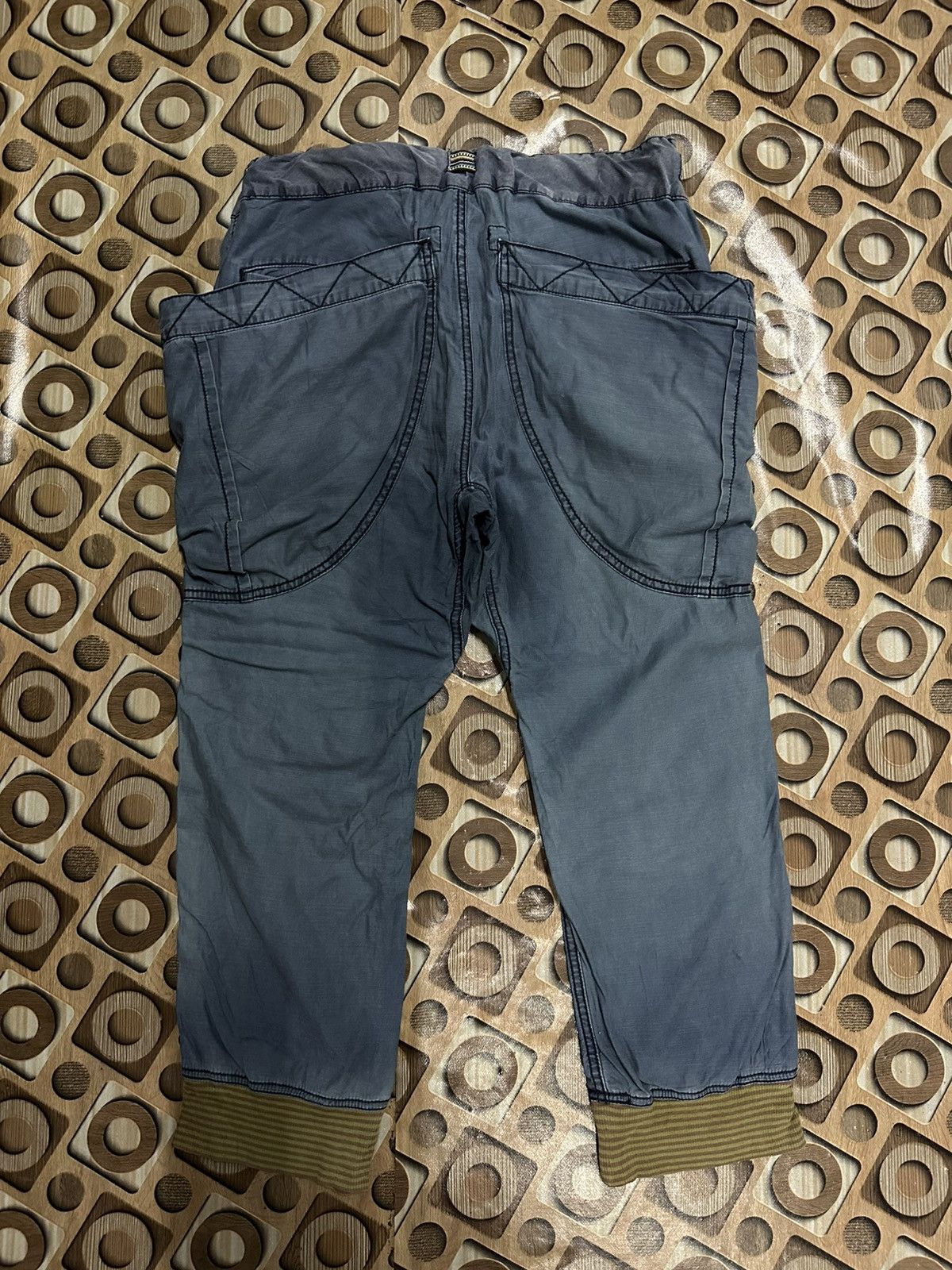 go slow caravan BIG POCKET ‼️Vintage GO SLOW CARAVAN Japan Faded Ankle Pants Size US 33 - 10 Thumbnail