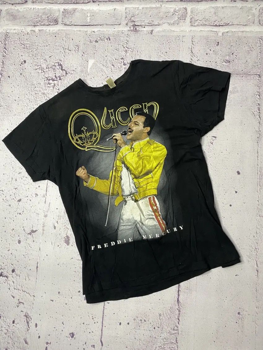 Band Tees MENS Queen Vintage Freddie Mercury tee Band Tees Size US XL / EU 56 / 4 - 1 Thumbnail